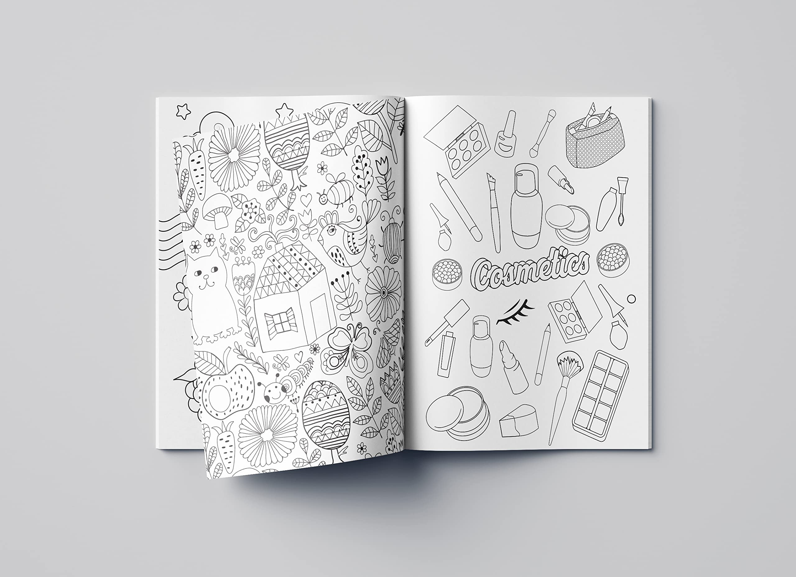 Wonder House Doodle Coloring For Kids - Pink Edition Coloring Book | Ages 3-8 | 32 Pages 7