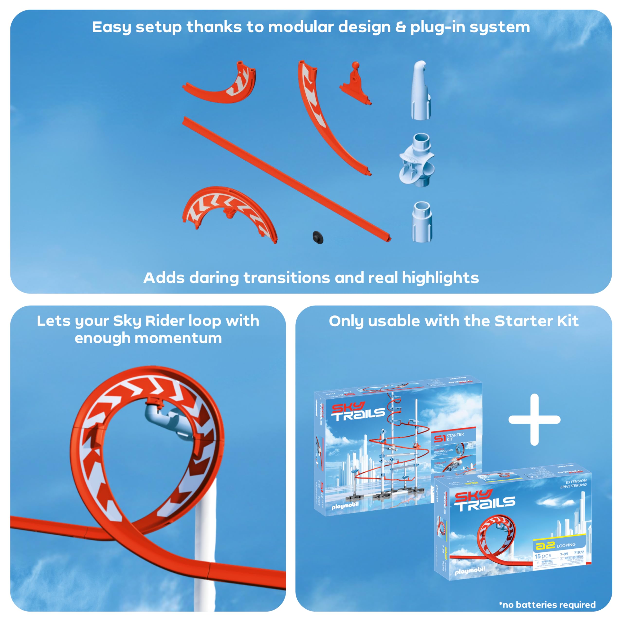 Sky Trails Looping Construction Toy - Build Spectacular Racing Tracks with Action-Packed Stunts 12
