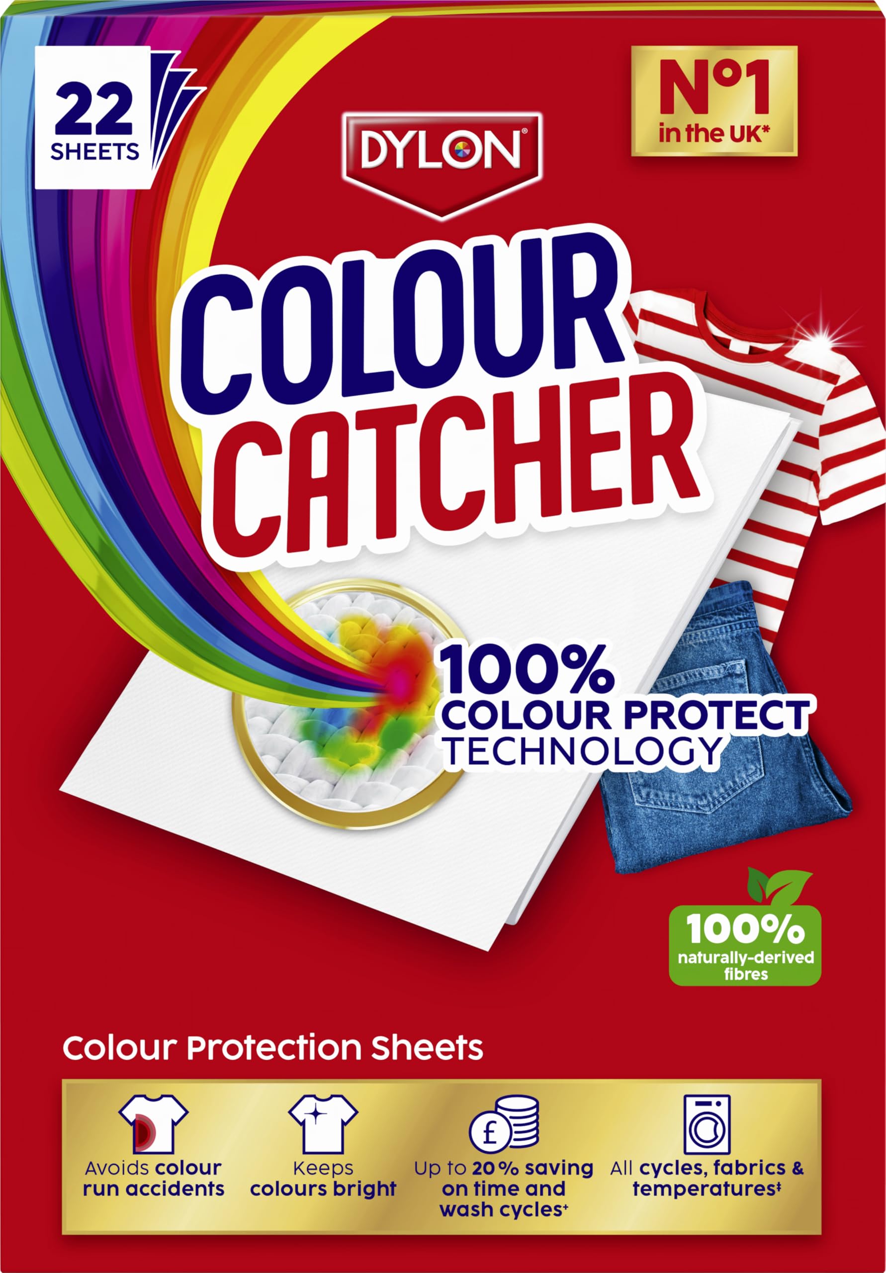 Colour Catcher Colour Protection Sheets - Prevents Colour Run Accidents | 22 Sheets