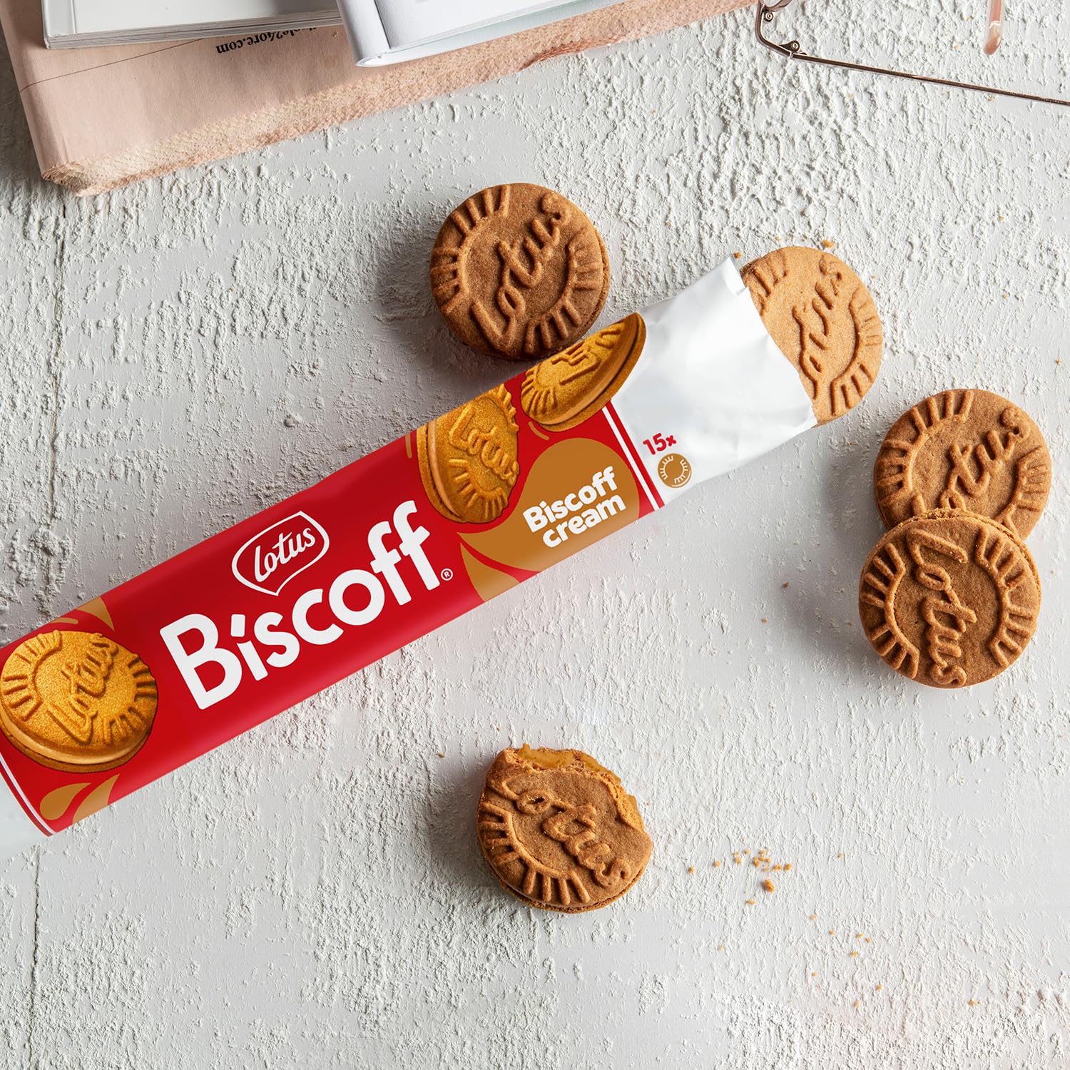 Biscoff - Sandwich Biscuits with Biscoff Cream Filling - 9 Packs of 150g 5