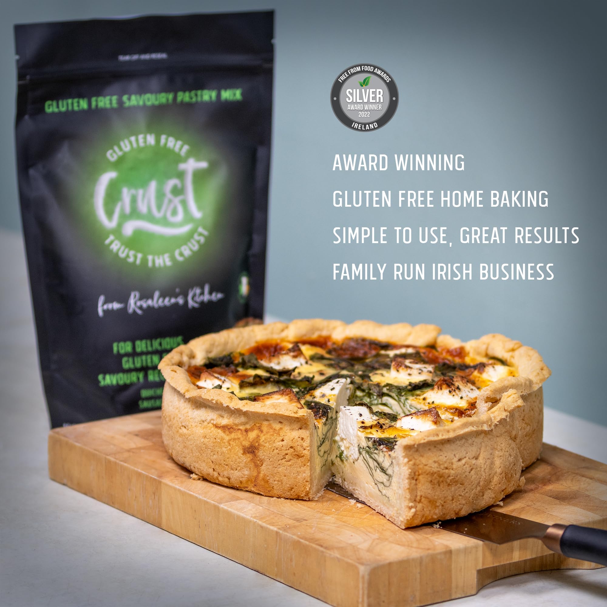 Crust Gluten Free Savoury Shortcrust Pastry Mix - 450g | Award Winning Recipe 3