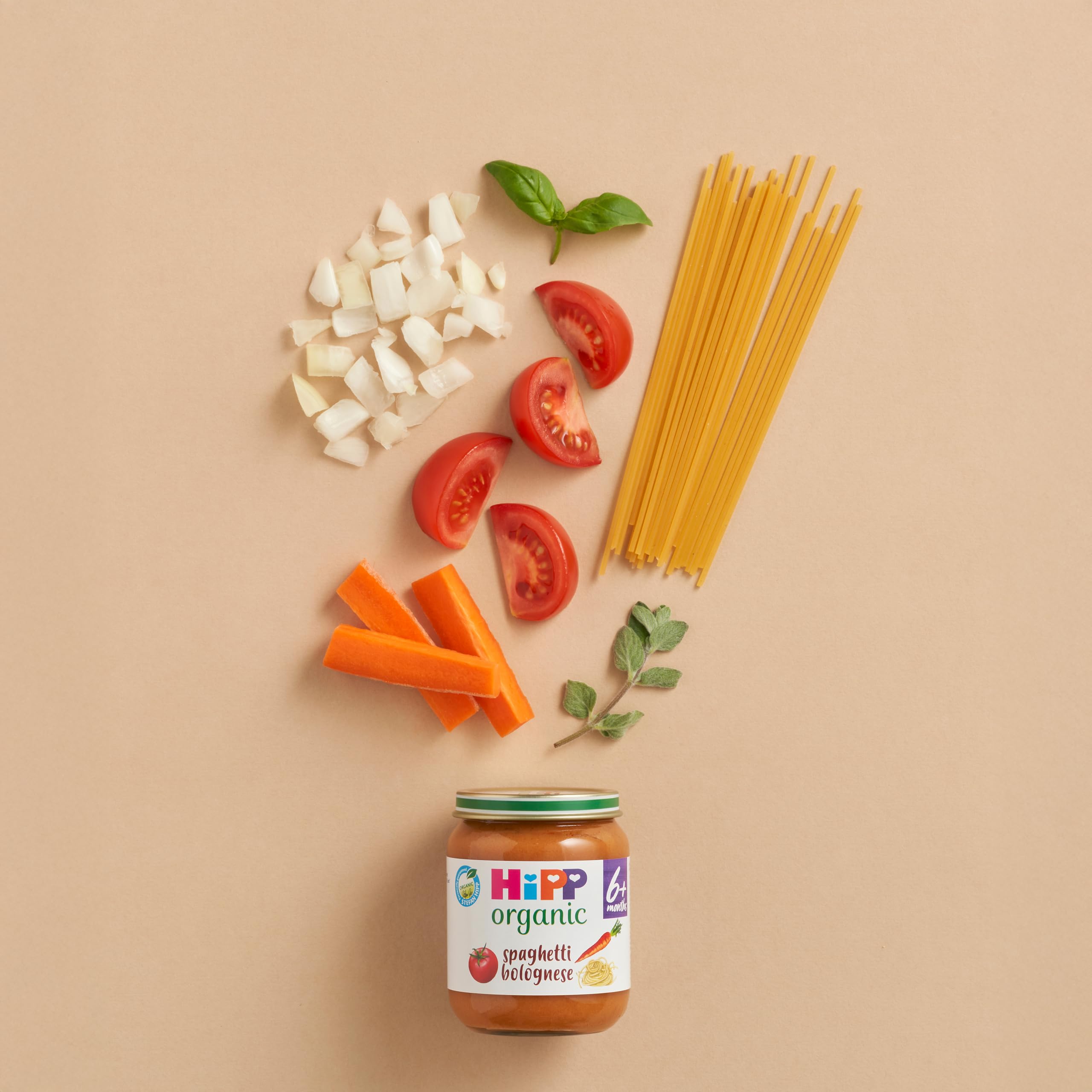 HiPP Organic Spaghetti Bolognese Baby Food Jar (6 x 125g) 8