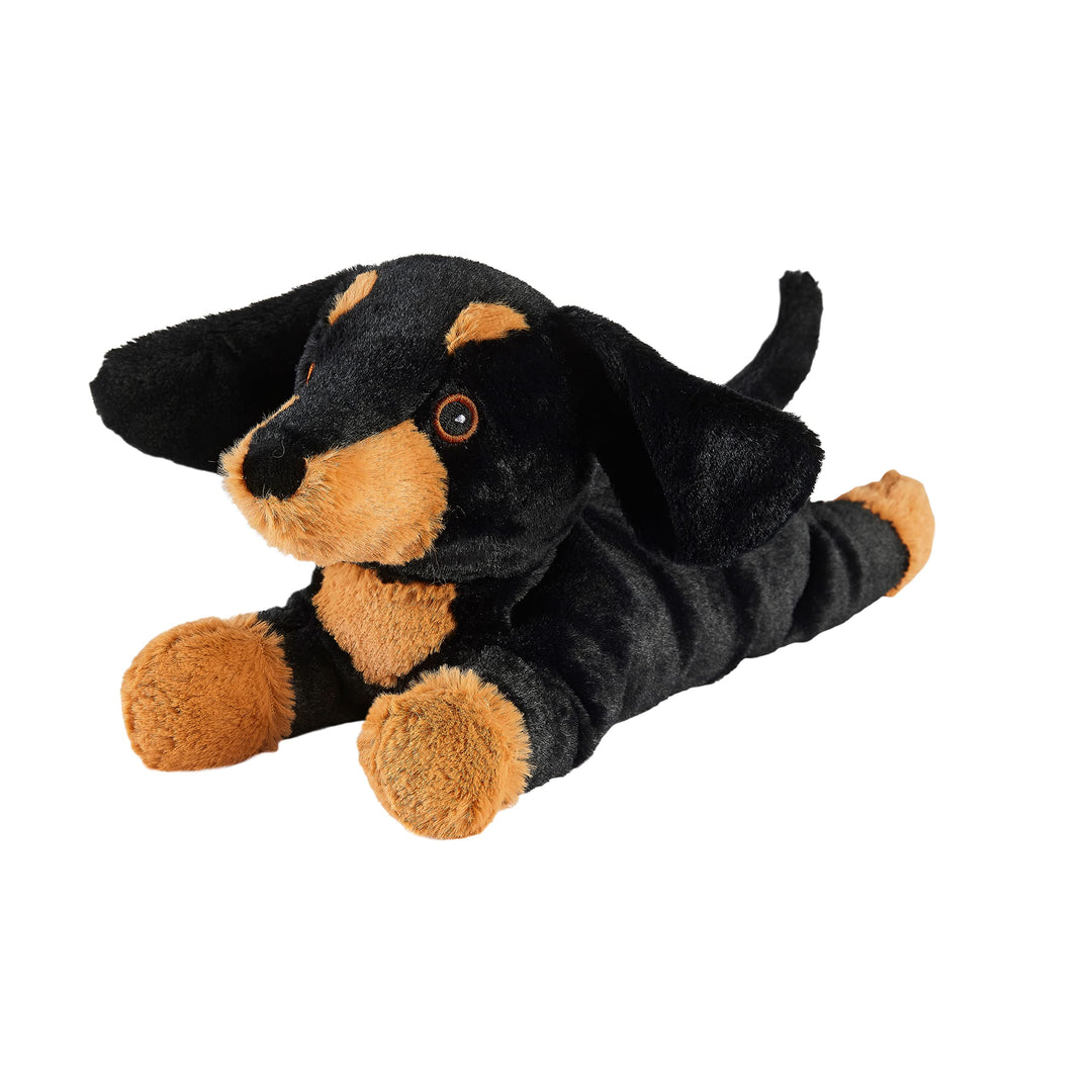 Warmies Junior Dachshund Plush - Microwavable Lavender Scented Heatable Toy (9")