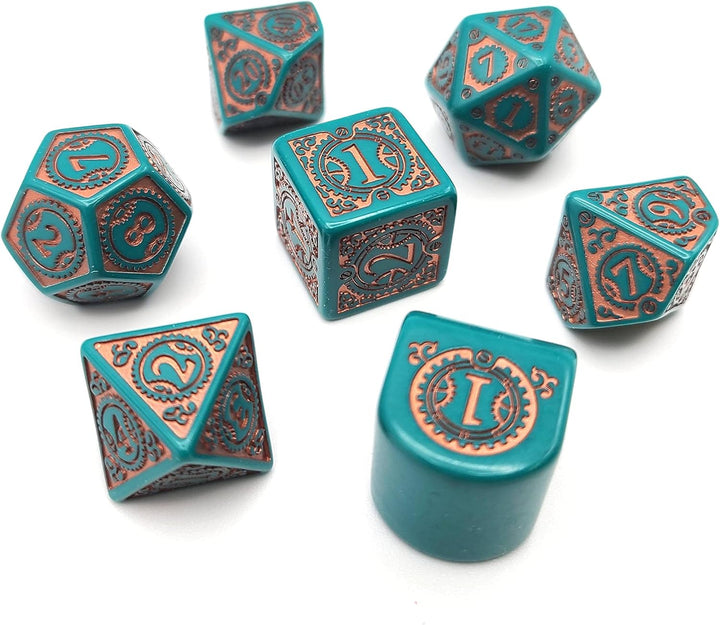 Q Workshop Set 7 Nuts Nautical Apparatus Dice Set