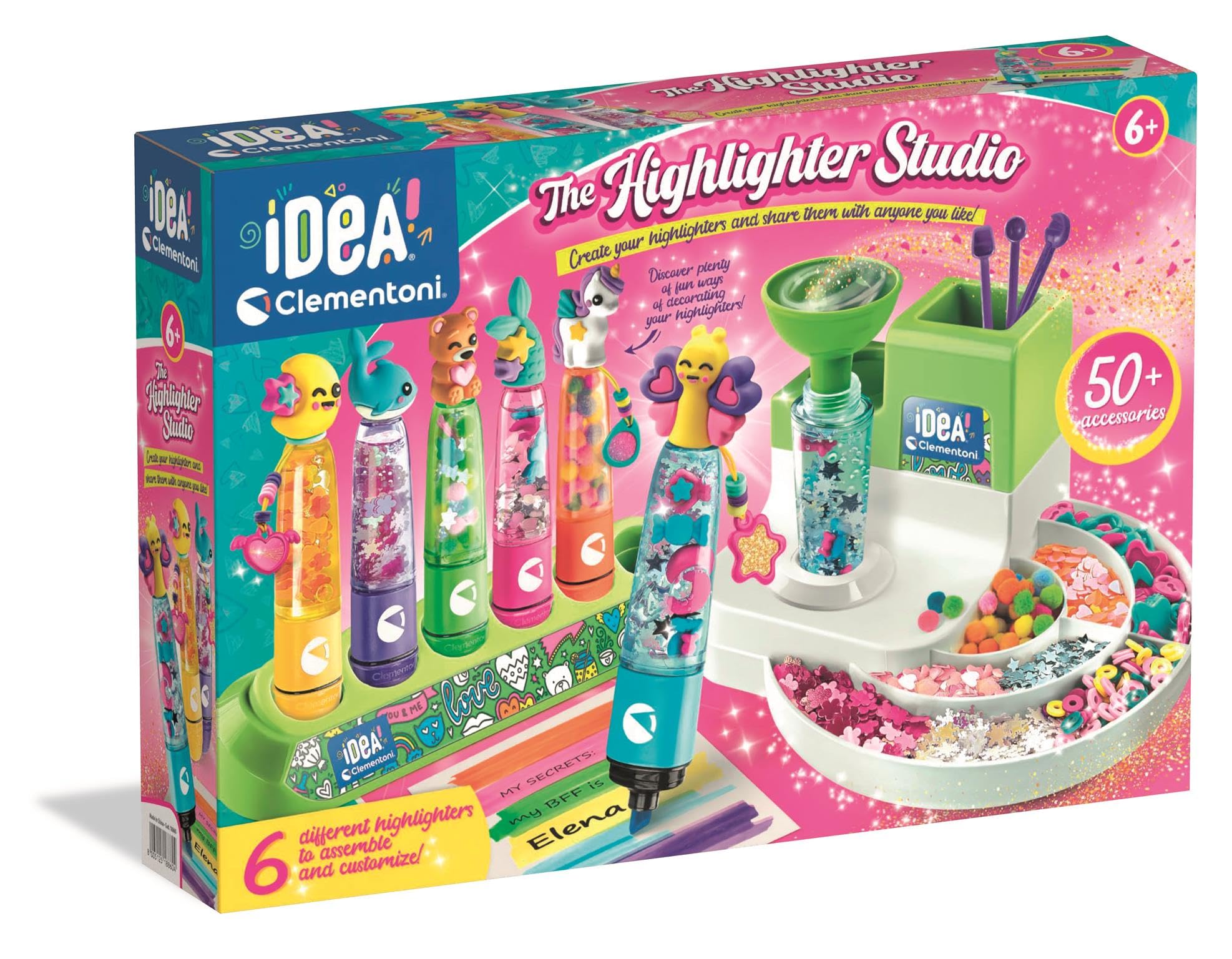 Clementoni DIY Highlighter Marker Kit - Create Endless Colors with Filters & Inks