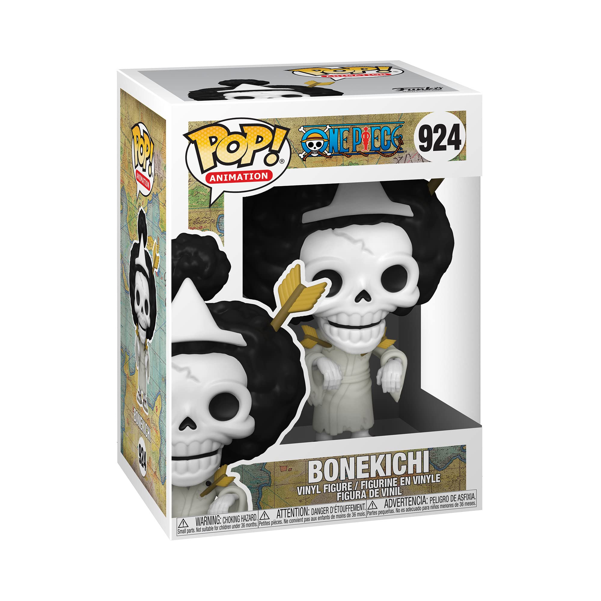 Funko Pop! Animation: One Piece - Brook Vinyl Figure (54463) - Amazon Exclusive