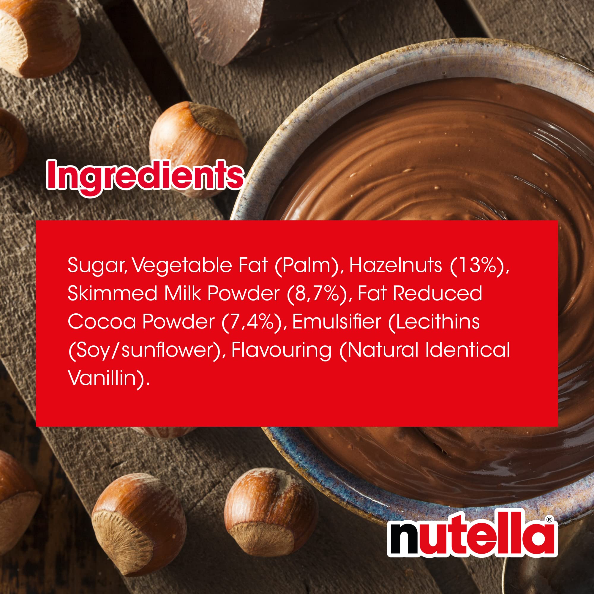 Nutella Hazelnut Chocolate Spread 200g - Breakfast & Snack Topping 15