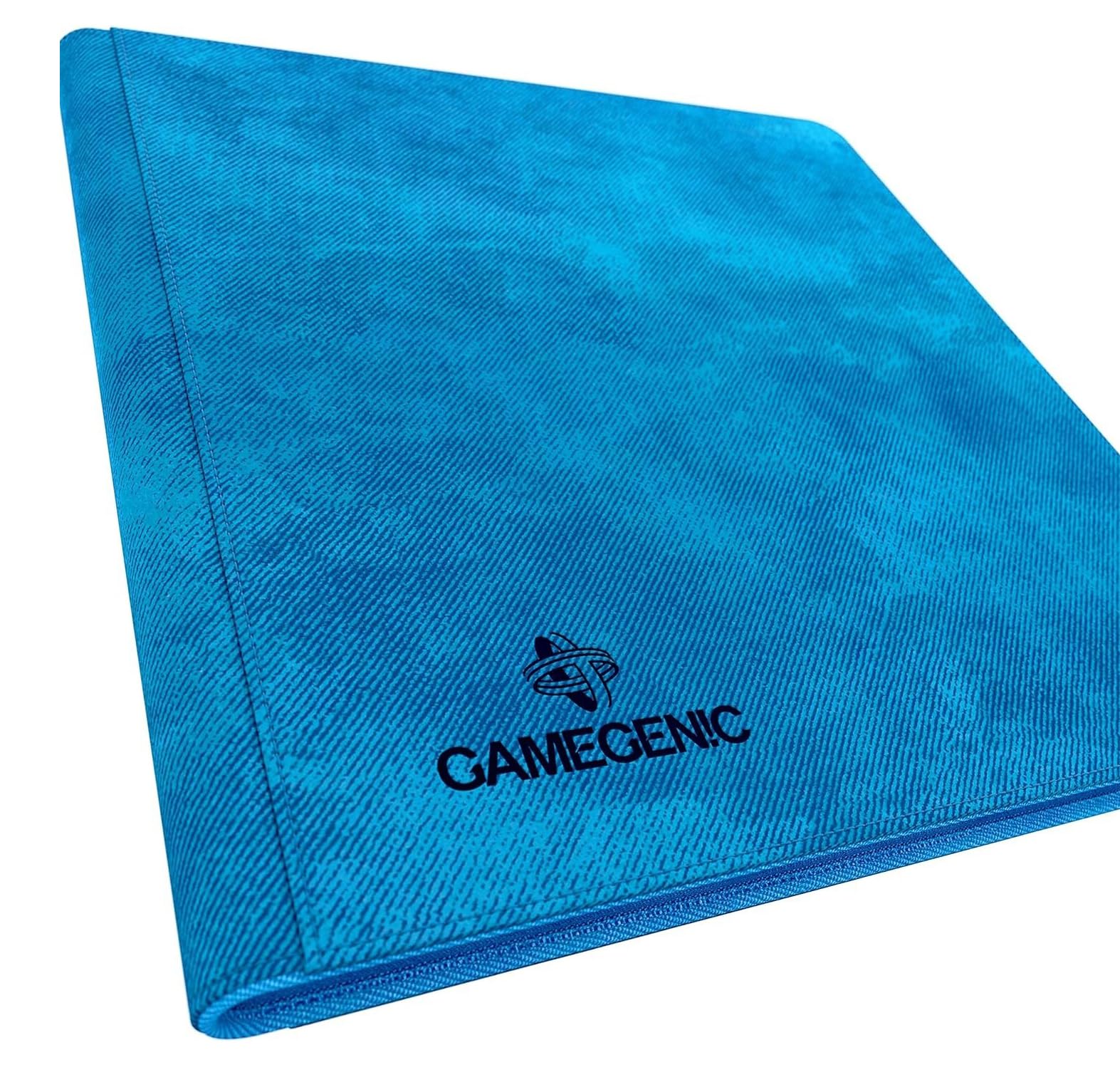 Gamegenic Prime Album - 8-Pocket Blue Storage | Holds 160 Double-Sleeved Cards | Reinforced Strap 1
