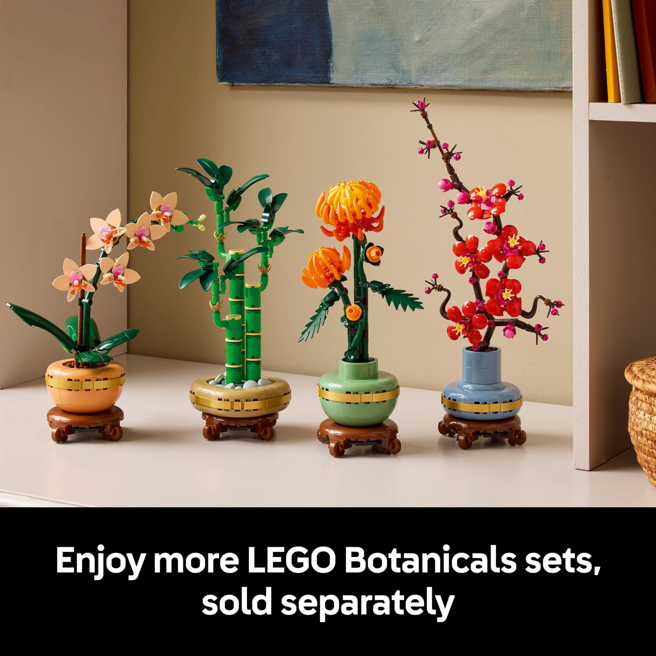 LEGO Botanicals Mini Orchid - Artificial Flower Building Kit for Adults 7