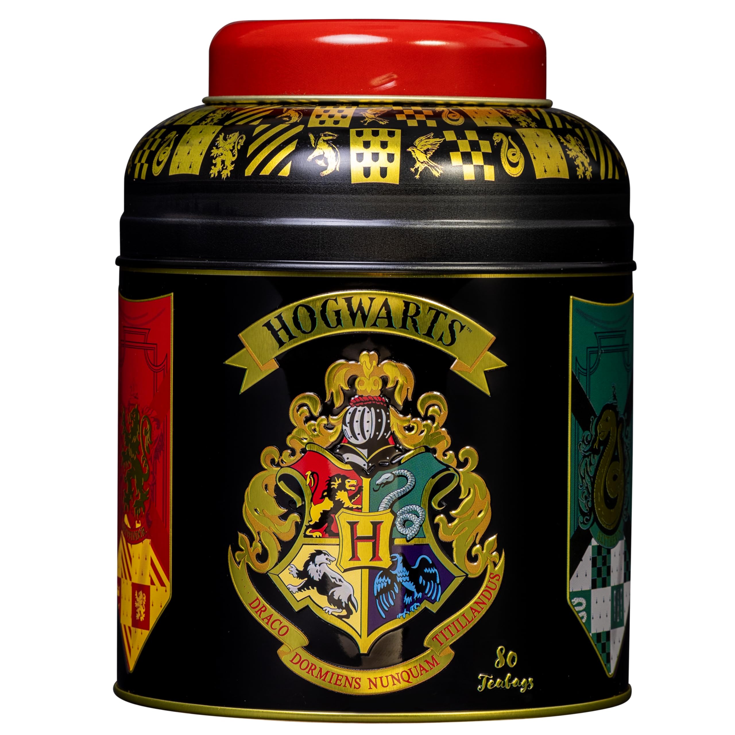 New English Teas Harry Potter Hogwarts House Crest Tea Caddy with 80 English Breakfast Teabags 5