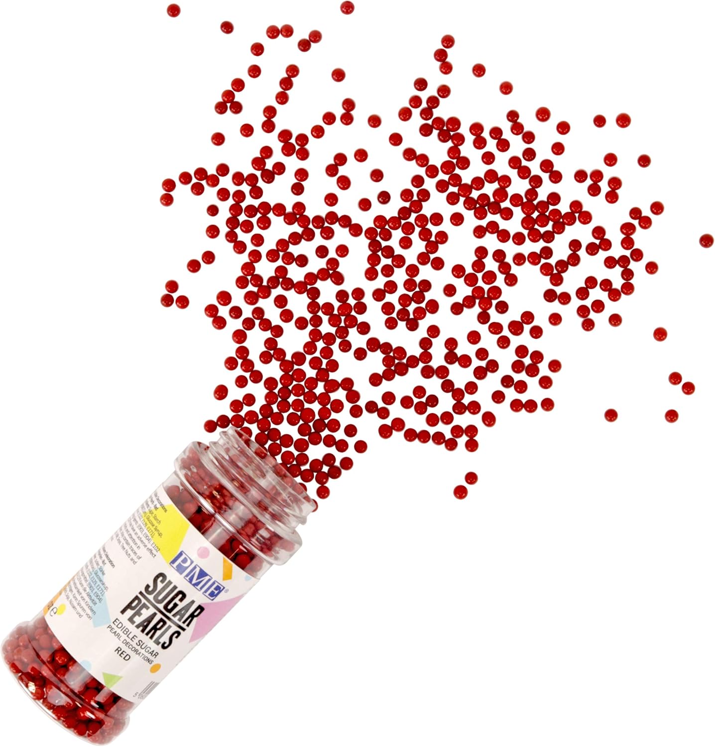 PME Sugar Pearls - Red 100 g 5