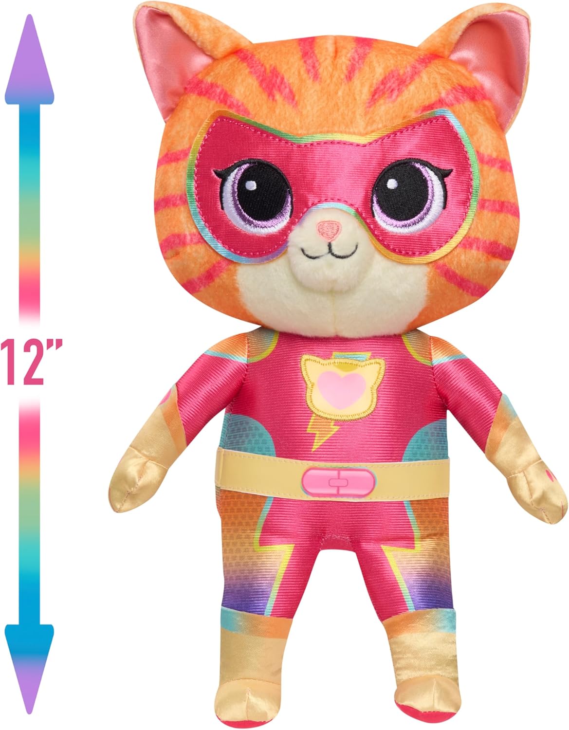 Disney Junior SuperKitties Su-Purr Charged Ginny Plush - Interactive Light-Up Toy with Sounds, 3+ Years 6