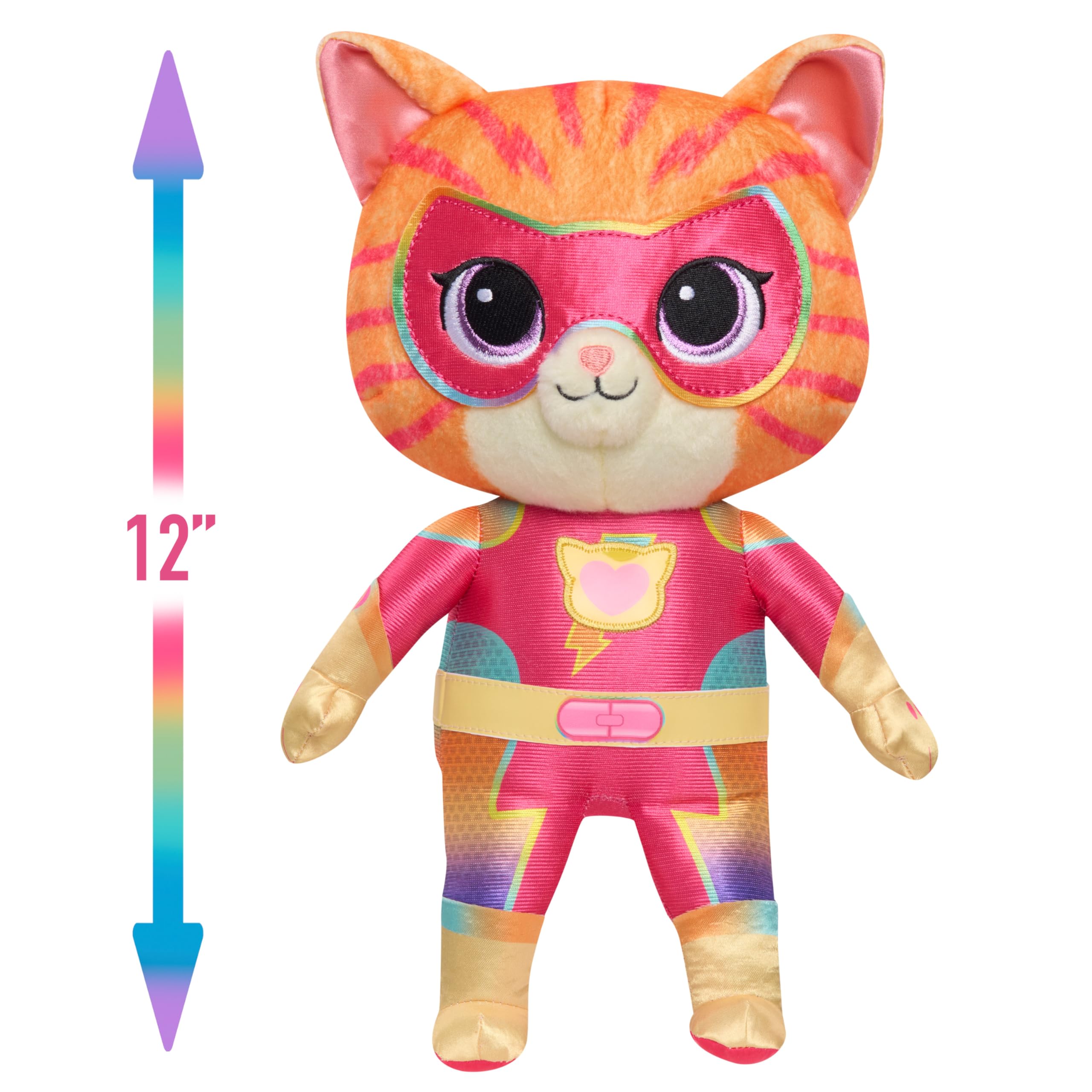Disney Junior SuperKitties Su-Purr Charged Ginny Plush - Interactive Light-Up Toy with Sounds, 3+ Years 8