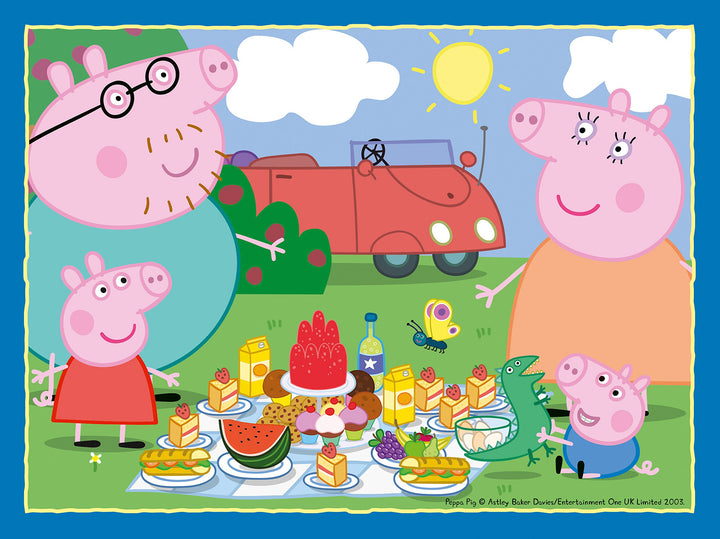 Ravensburger Peppa Pig 4 in a Box Puzzle - 72-Piece Jigsaw for Kids 3 Years and Up