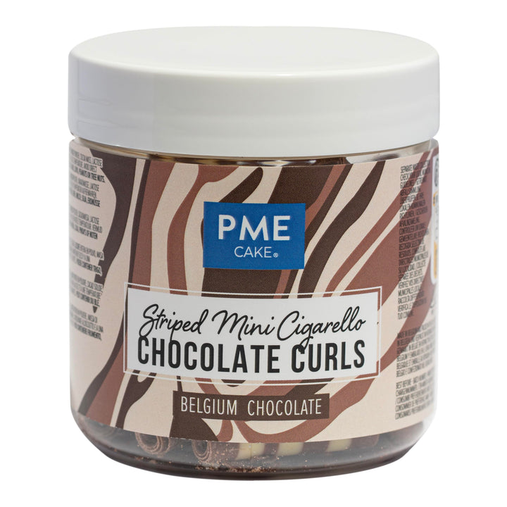 PME - Belgian Chocolate Striped Cigarellos 100 g