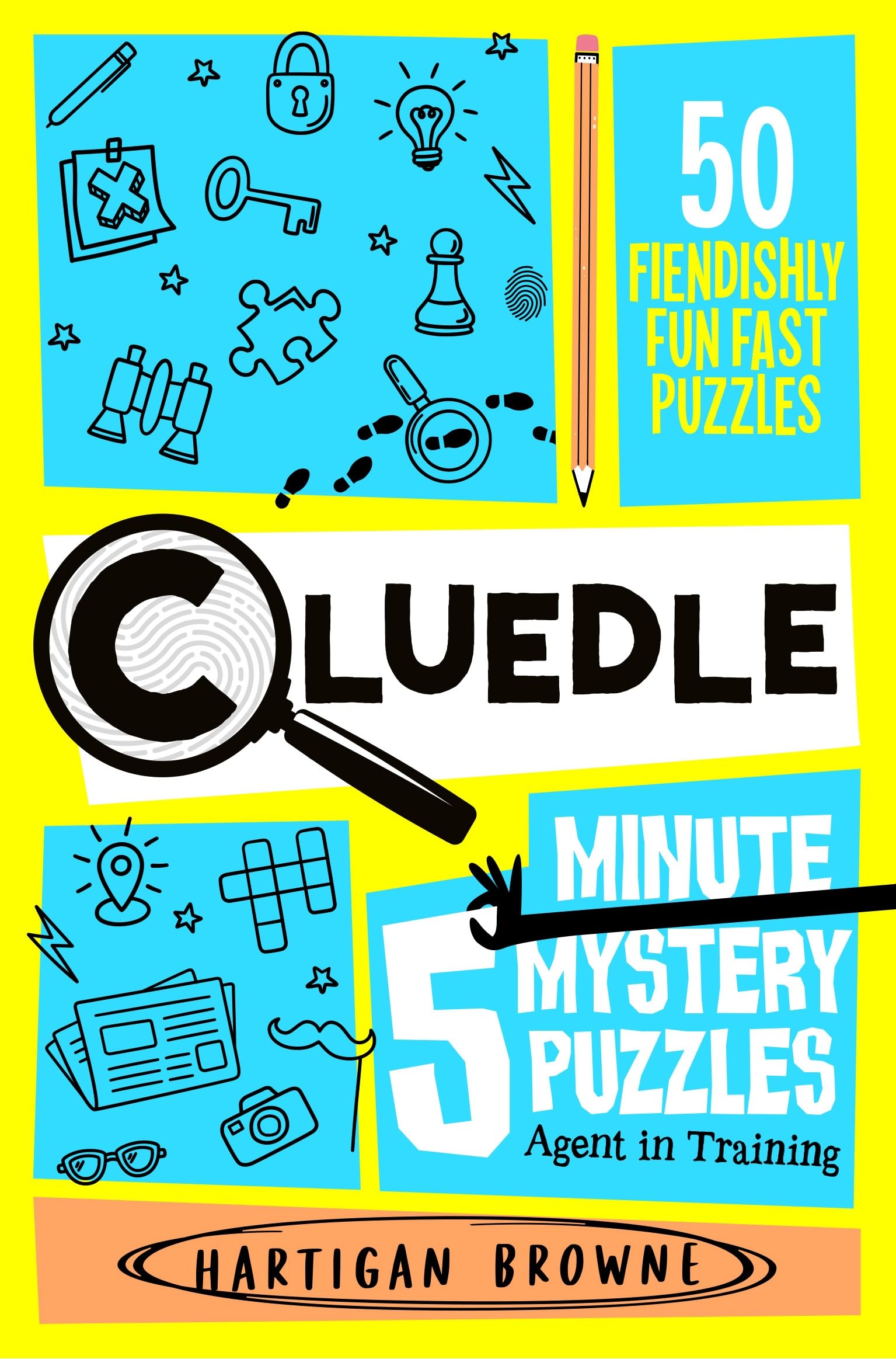 MACMILLAN Cluedle - 5 Minute Mystery Puzzles: Agent in Training | Paperback | Ages 9-11 1