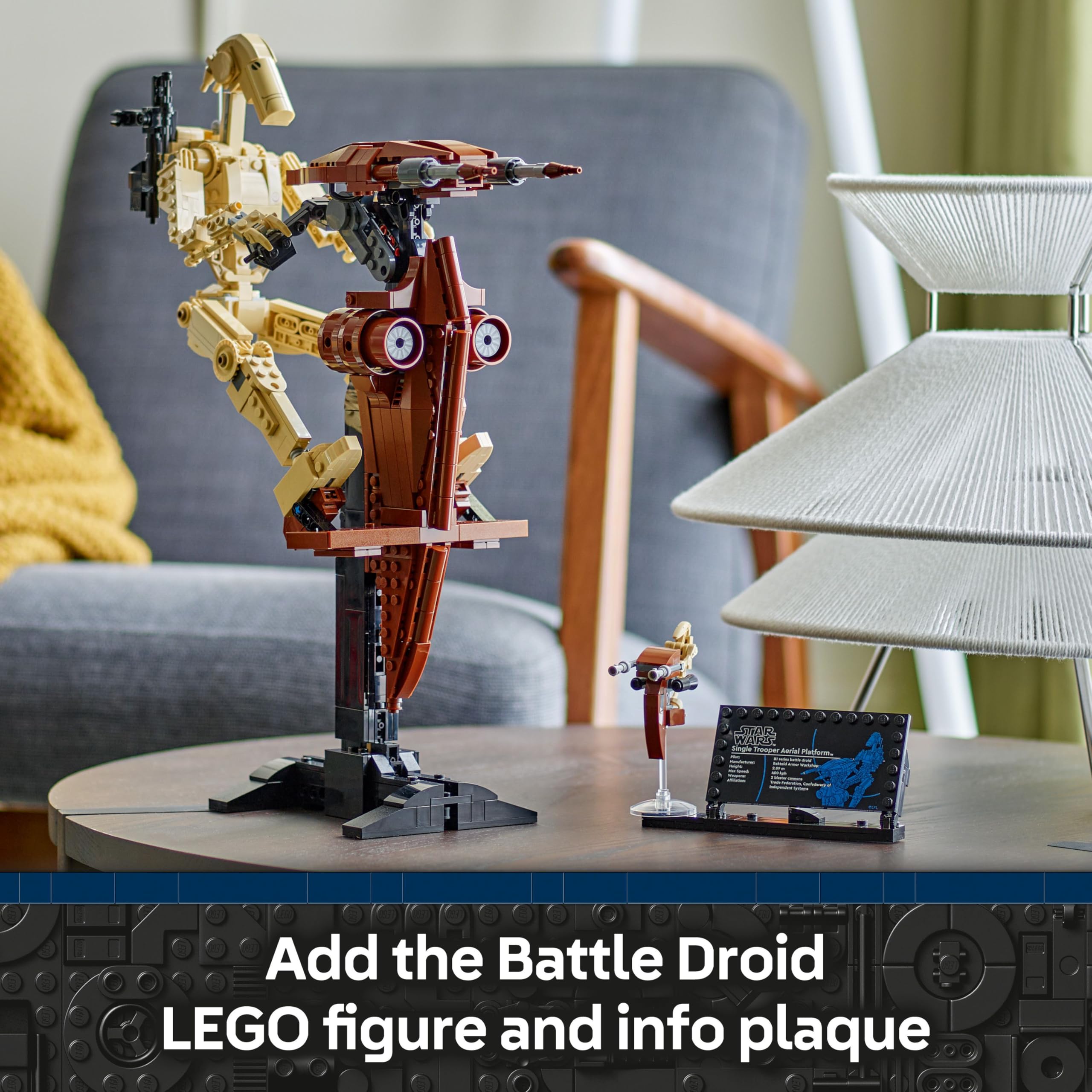LEGO Star Wars 75428 Battle Droid with STAP Speeder Building Set | Ages 12+ 5