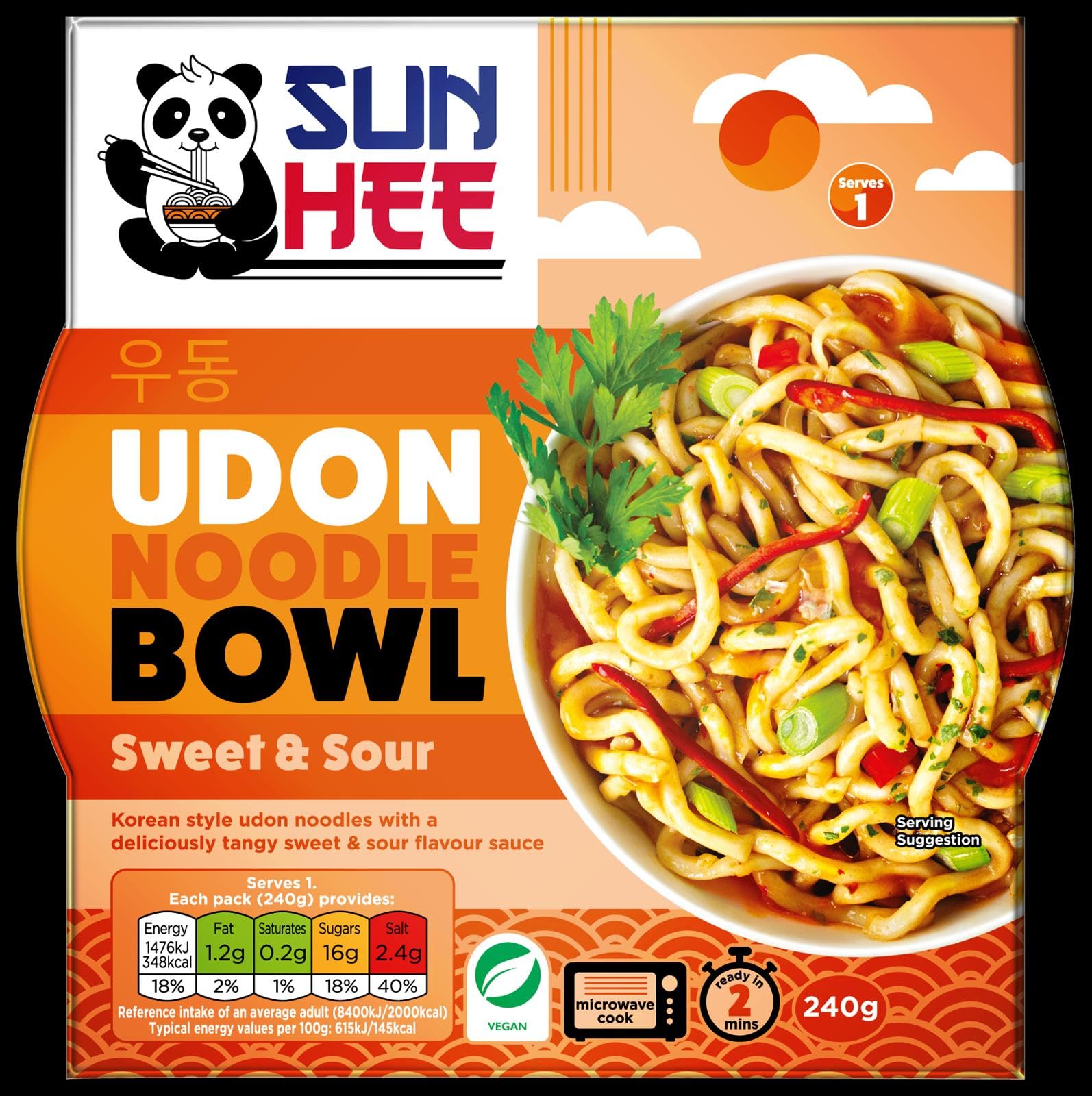 Sun Hee Sweet and Sour Udon Bowl 240g 1