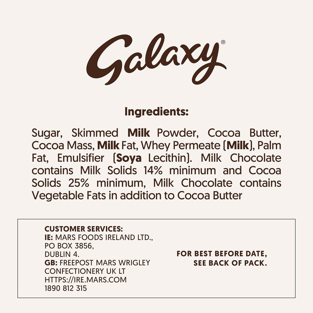 Galaxy Ripple Milk Chocolate Multipack 4 x 30g