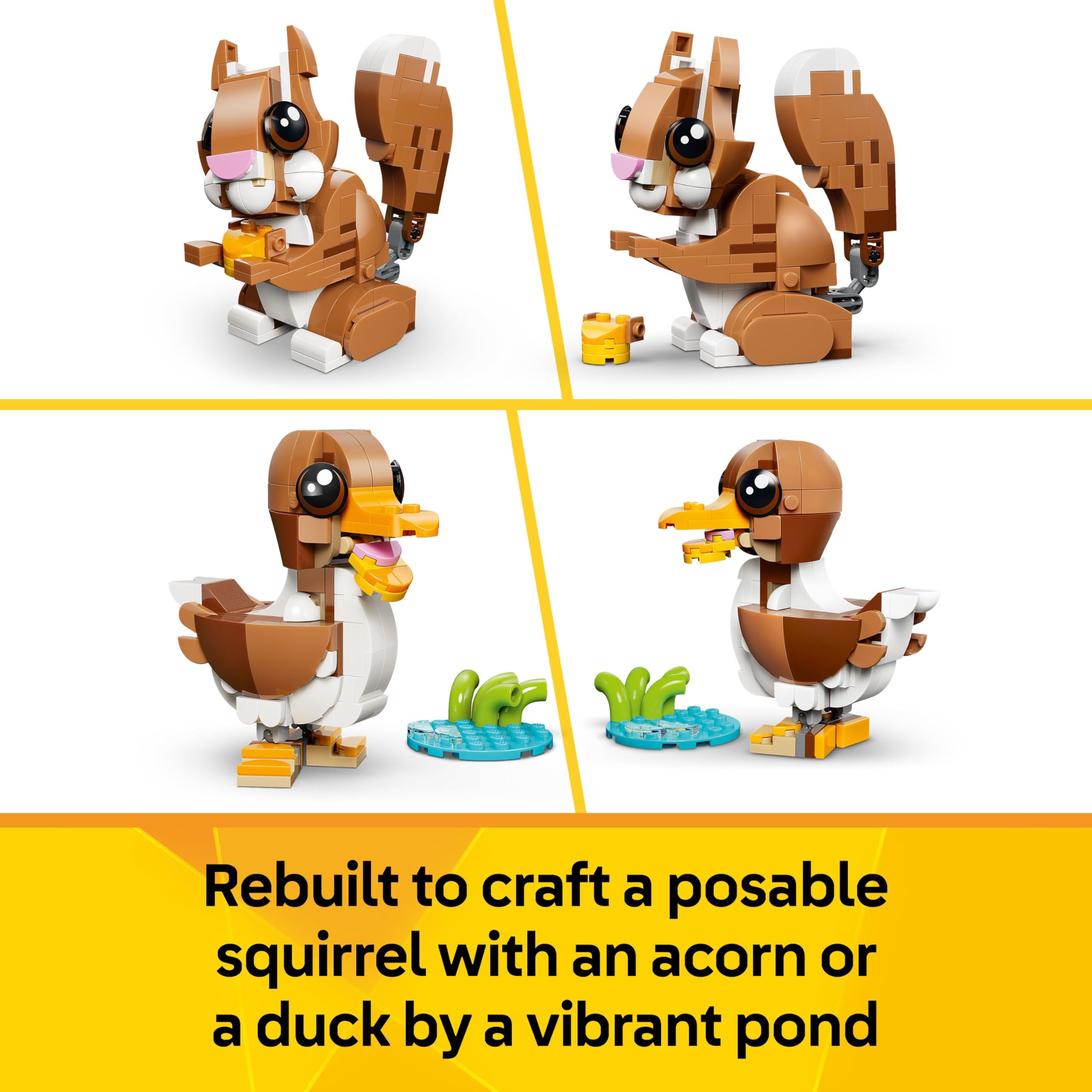 LEGO Creator 3in1 Playful Puppy Dog 336-Piece Animal Figure Toy Set | Ages 8+ | Model 31382 5