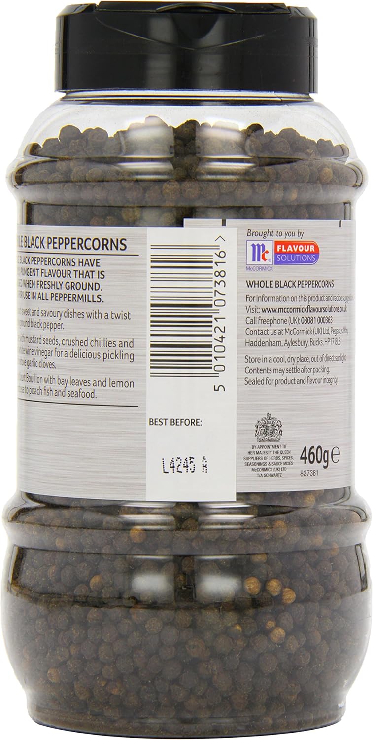 Schwartz for Chef Whole Black Peppercorns 460 g 5