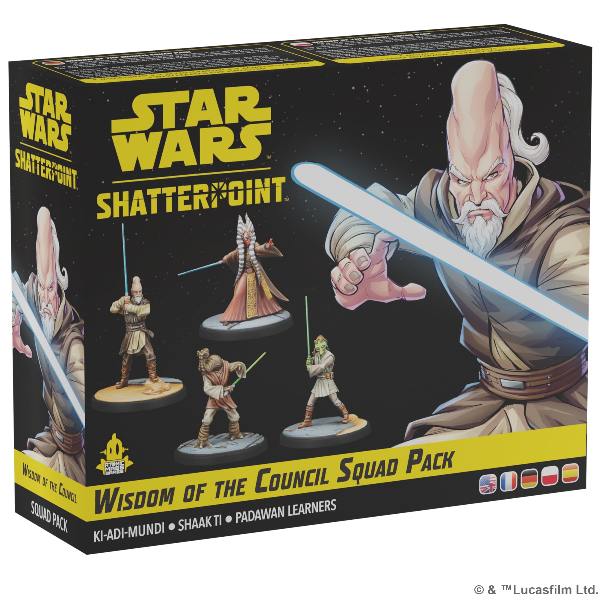 Atomic Mass Games Star Wars Shatterpoint: Wisdom of the Council Squad Pack 4