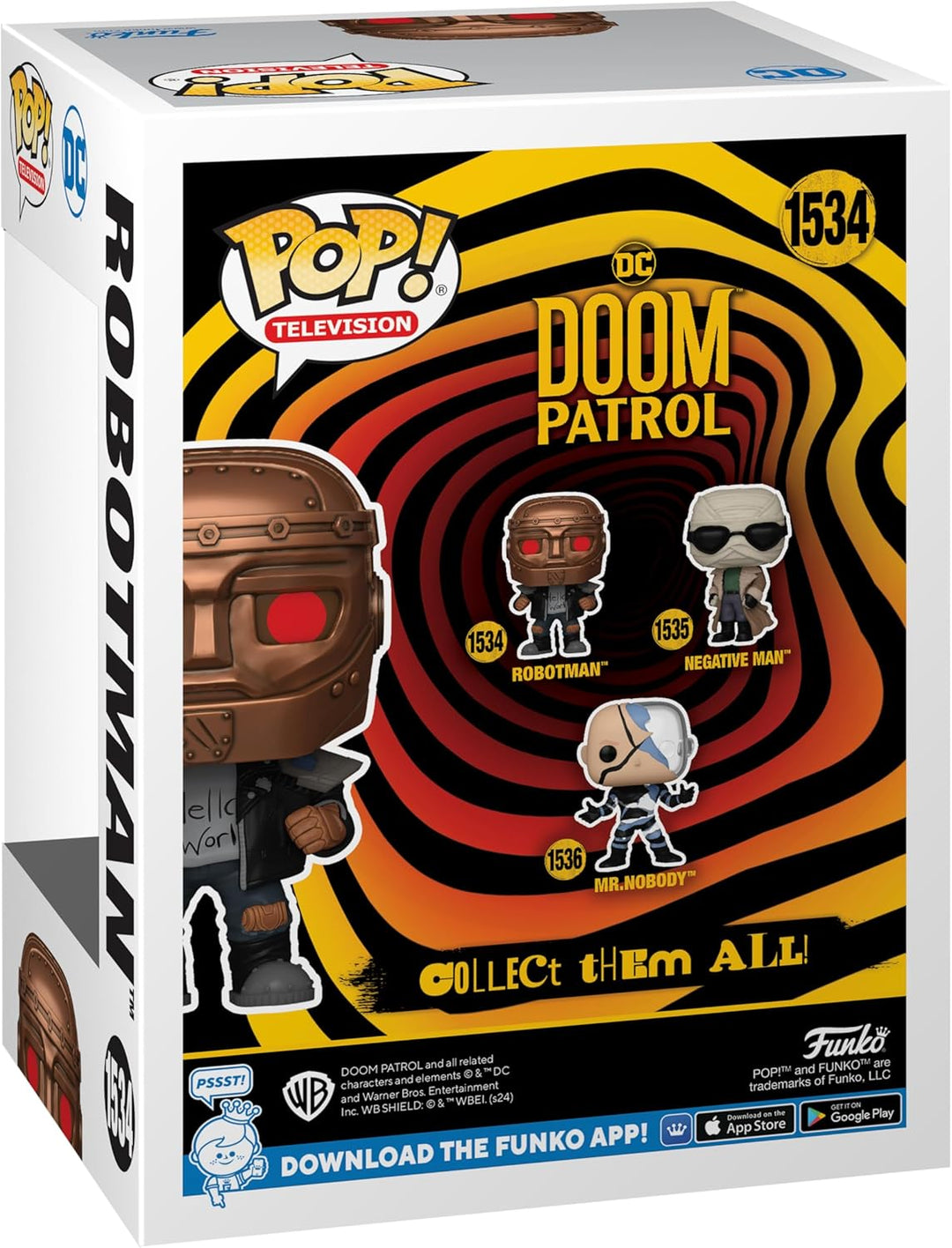 Funko Pop! TV Doom Patrol - Robotman Vinyl Figure (75896)