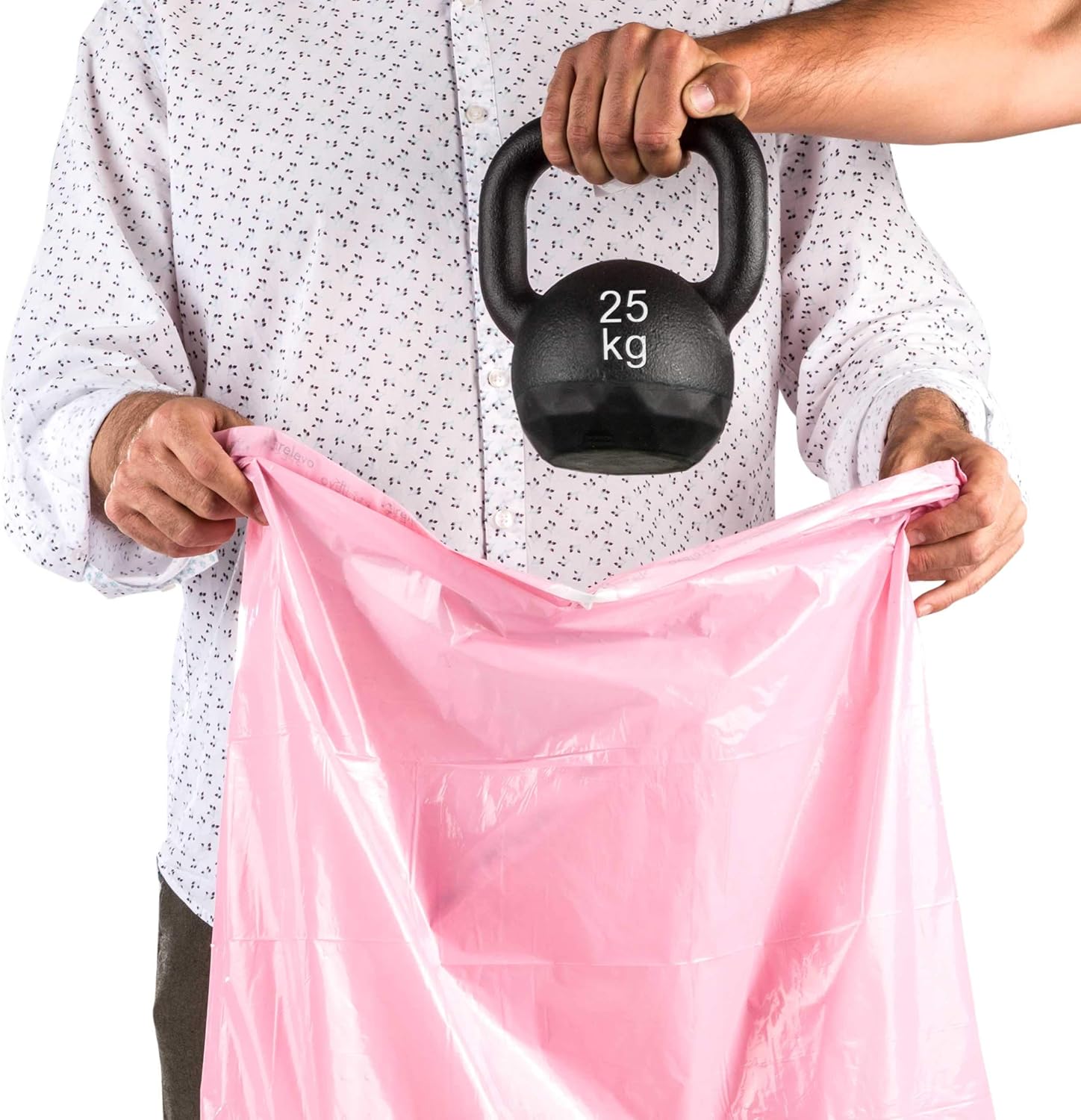 Relevo 100% Recycled Scented Bin Liners, Heavy Duty 30L, 15-Pack 6