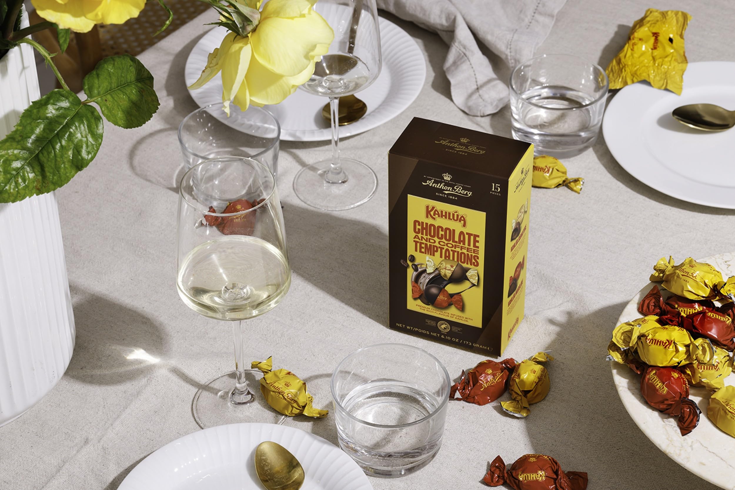 Anthon Berg Kahlua Gift Box - 15 Chocolate & Coffee Liqueur Infused Pralines 4