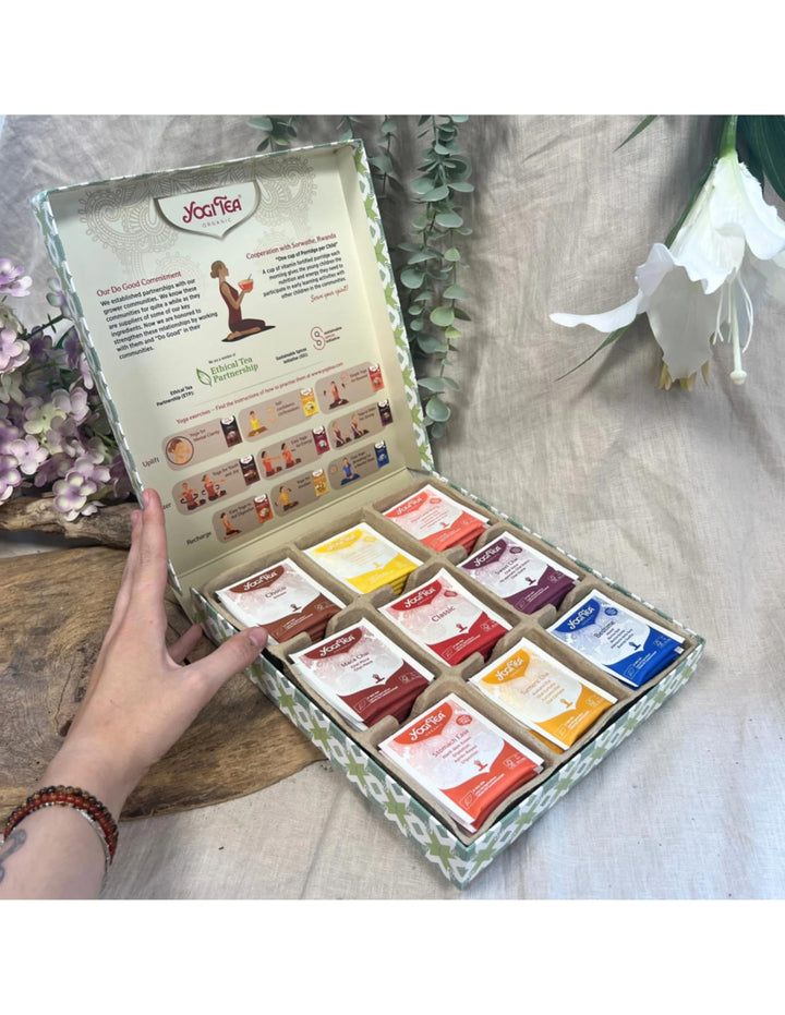 YOGI TEA - Yoga Selection Box Organic Herbal Tea Multipack with 45 Tea Bags