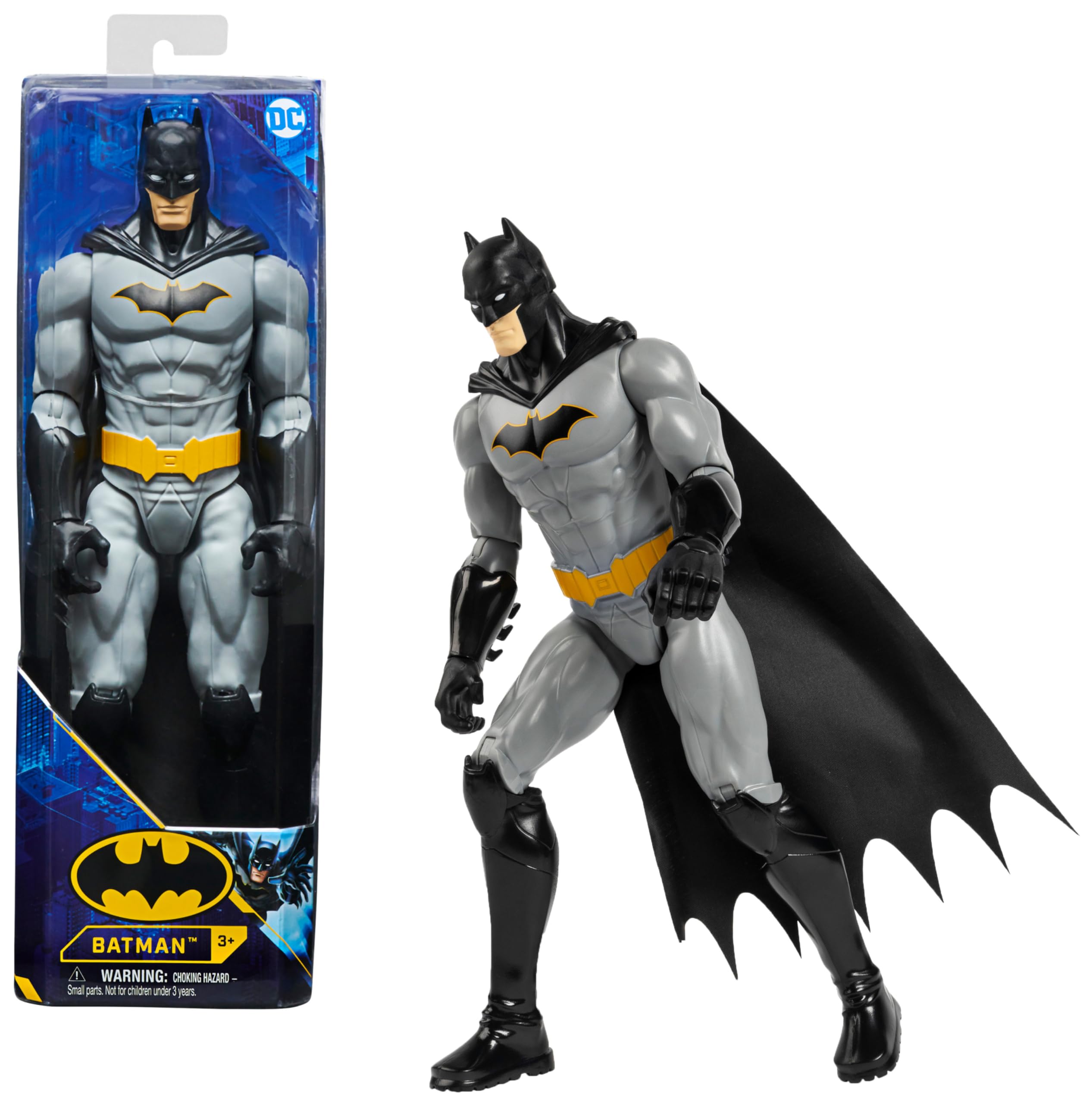 DC Comics 12-Inch Rebirth Batman Action Figure - 11 Points of Articulation, Cloth Cape 1