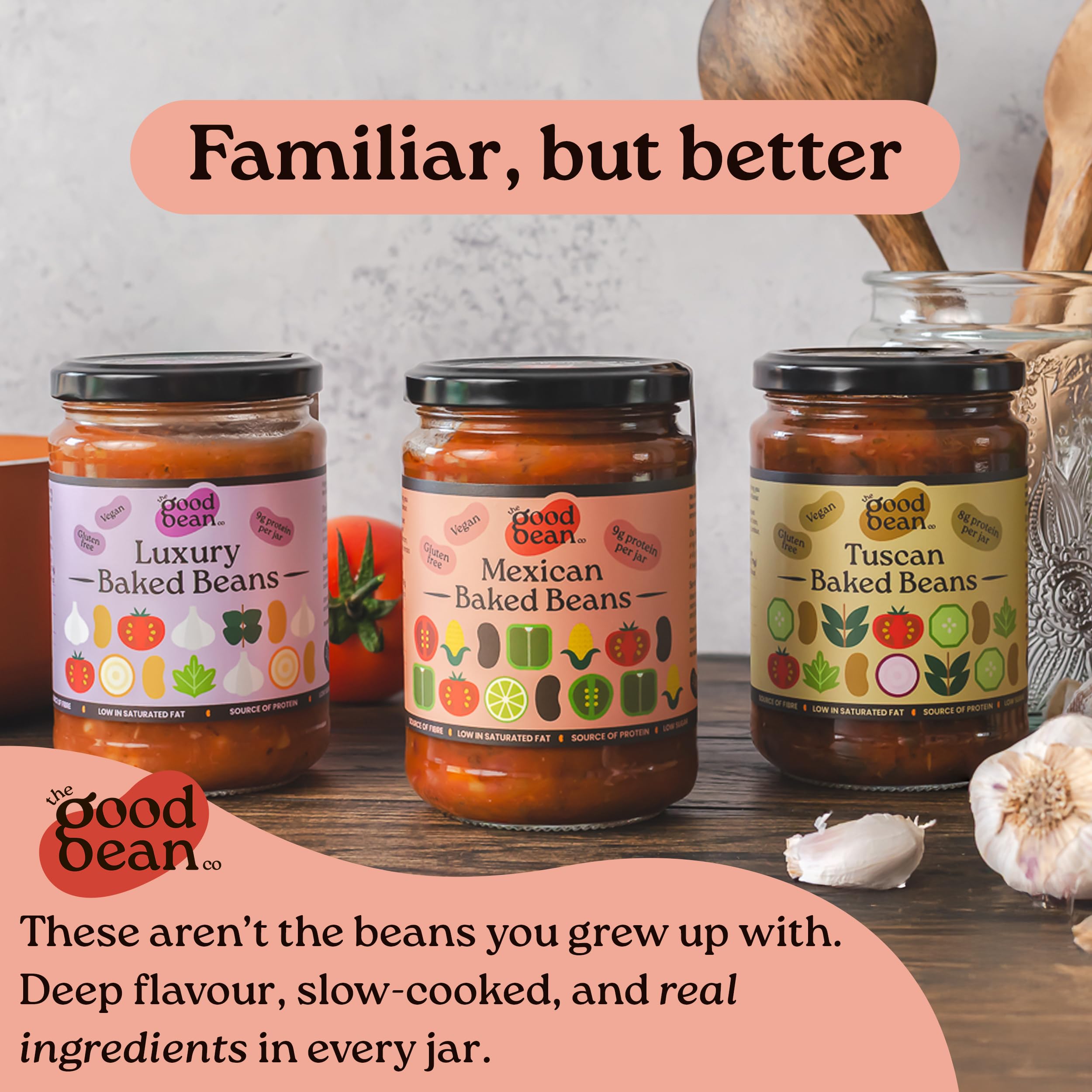 The Good Bean Co Mexican Baked Beans 350g - Spicy Black Beans in Smoky Chilli Sauce 14