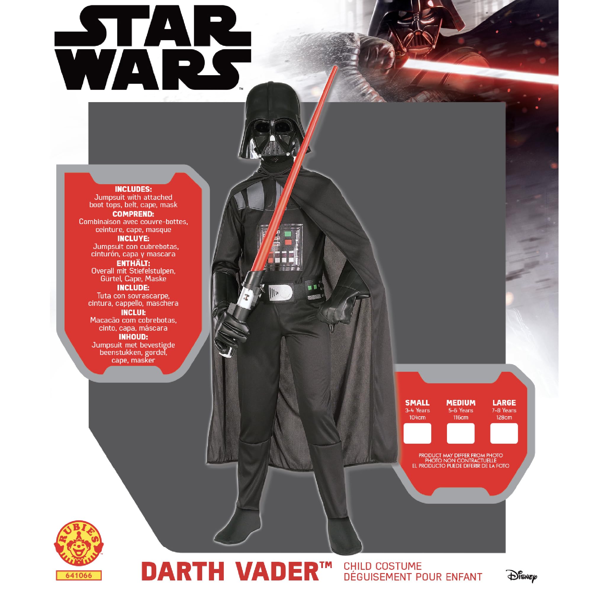 Rubies Darth Vader Costume - Teen Size 14-16 Years (158-170 cm) 7