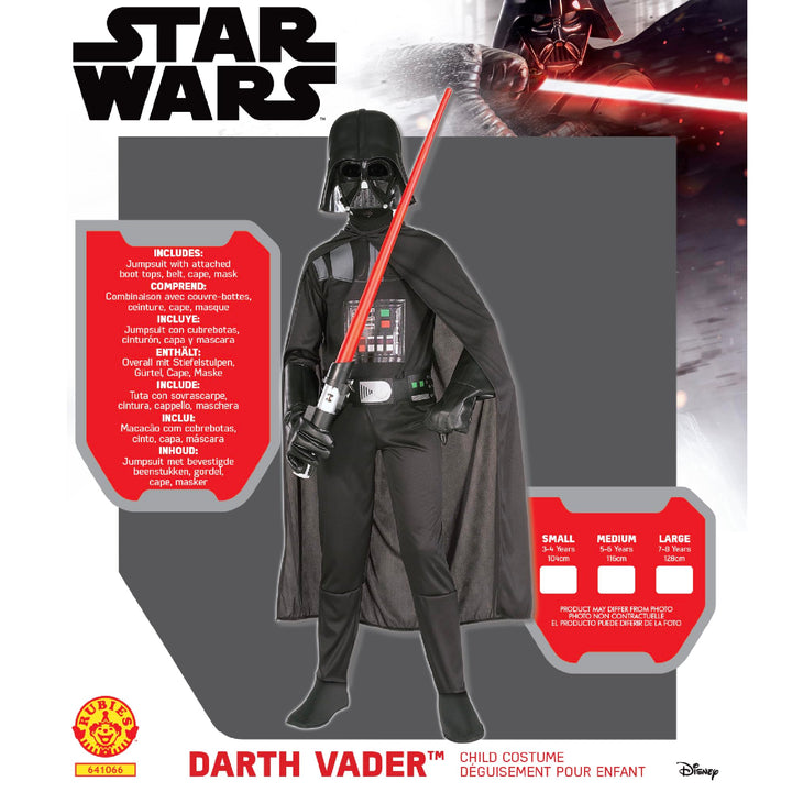 Rubies Darth Vader Costume - Teen Size 14-16 Years (158-170 cm)
