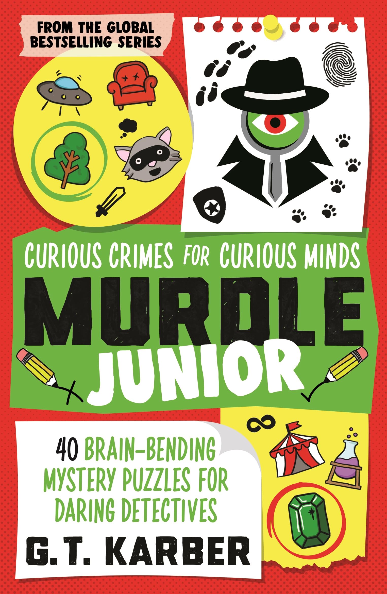 Souvenir Press Murdle Junior: Curious Crimes for Curious Minds Puzzle Book | Paperback | English