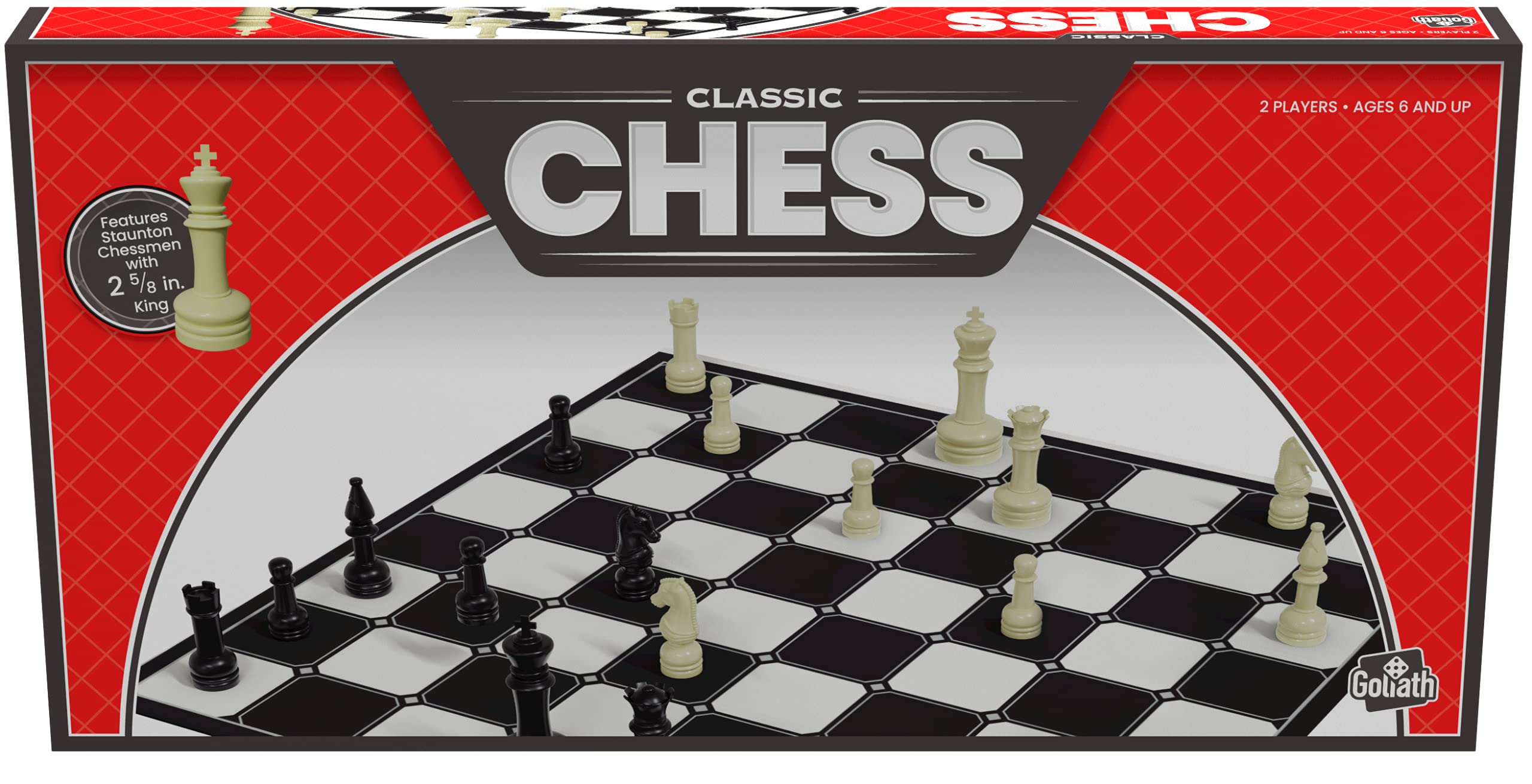 Goliath Classic Chess Set - Family Edition Strategy Game | Plastic | 2 Players