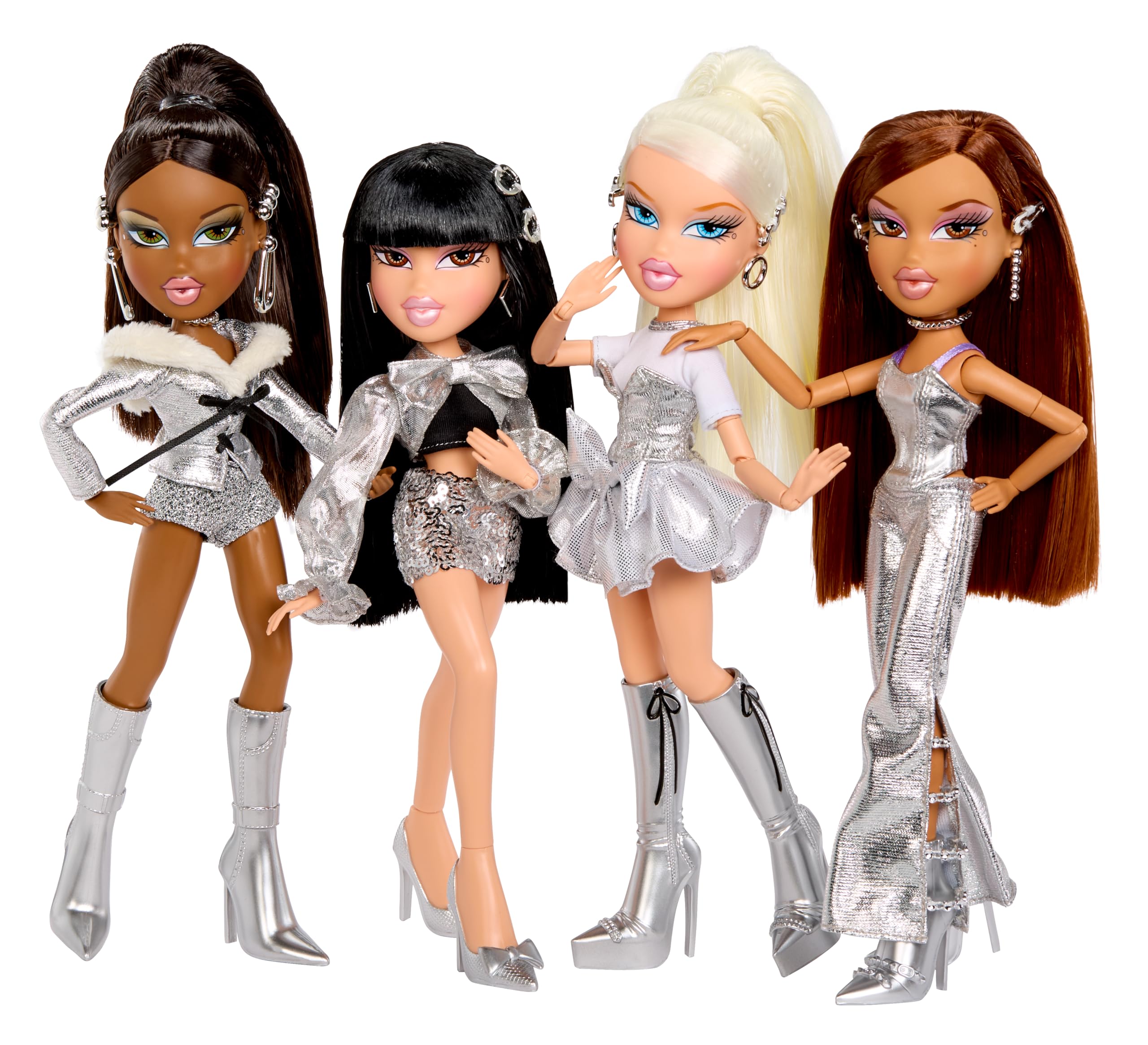 Bratz Charmz Yasmin Fashion Doll - Chrome Finish | Collectible Charm Bracelet | Multicolor 5