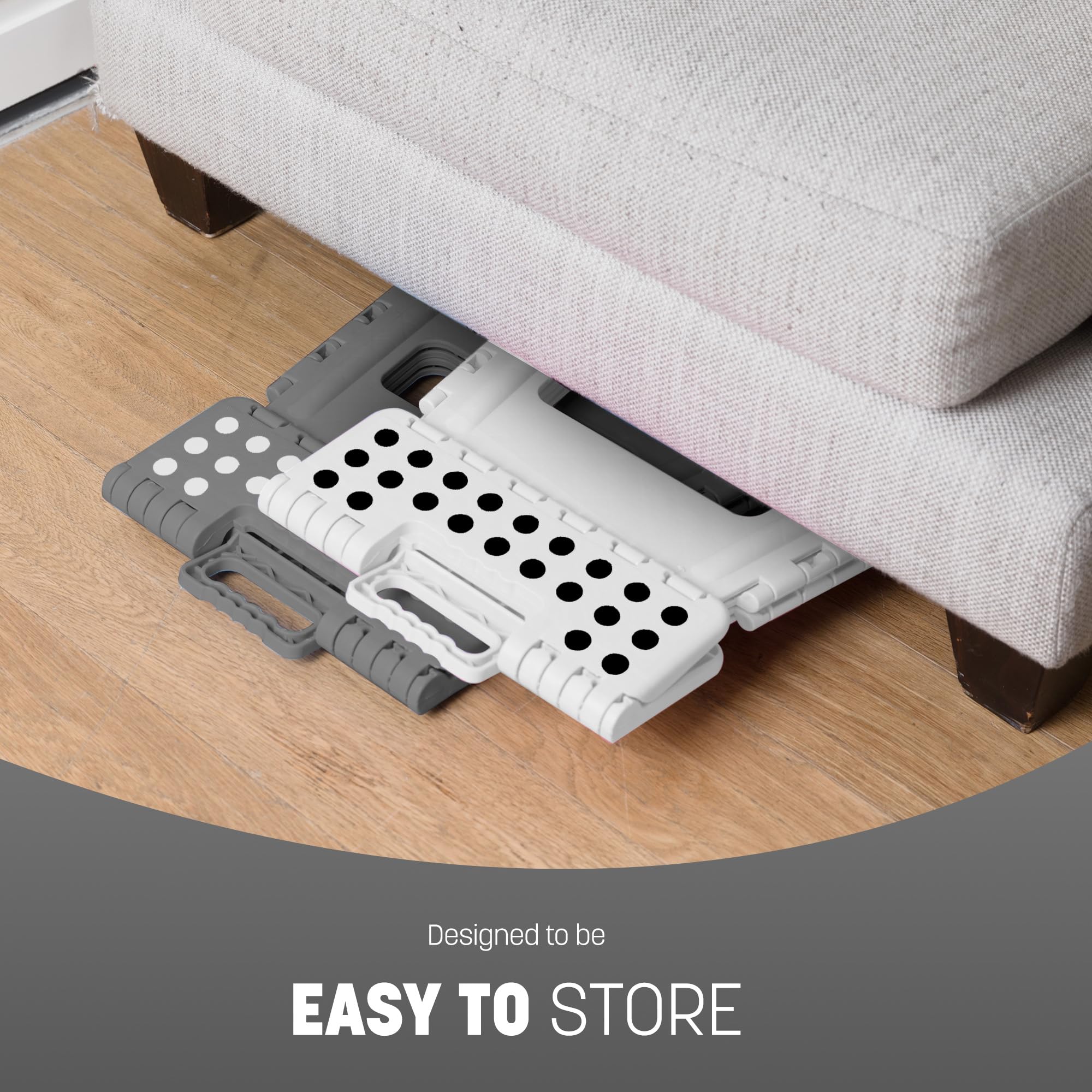 KEPLIN 11 Inch Heavy Duty Folding Step Stool | 150kg Capacity | Plastic 5
