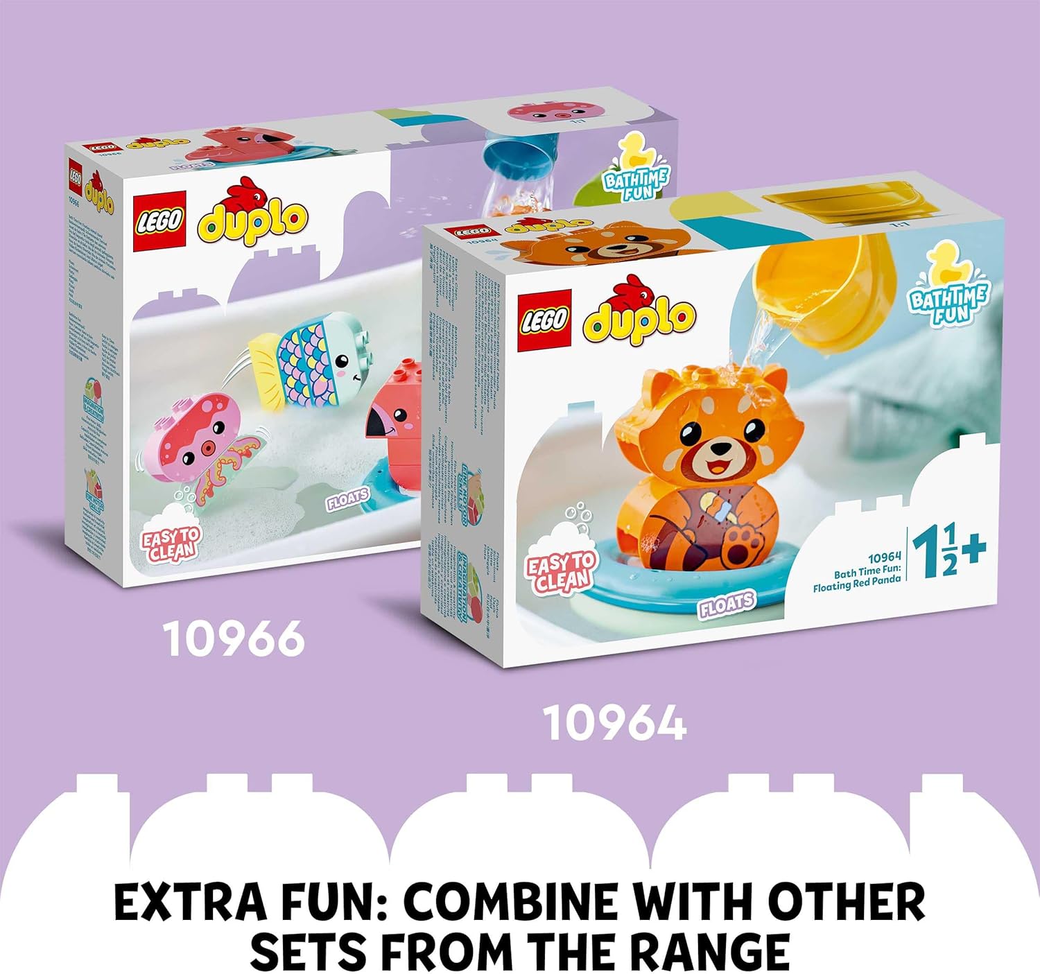LEGO DUPLO Bath Time Fun: Floating Animal Train Bath Toy for Toddlers 18 Months+ 7