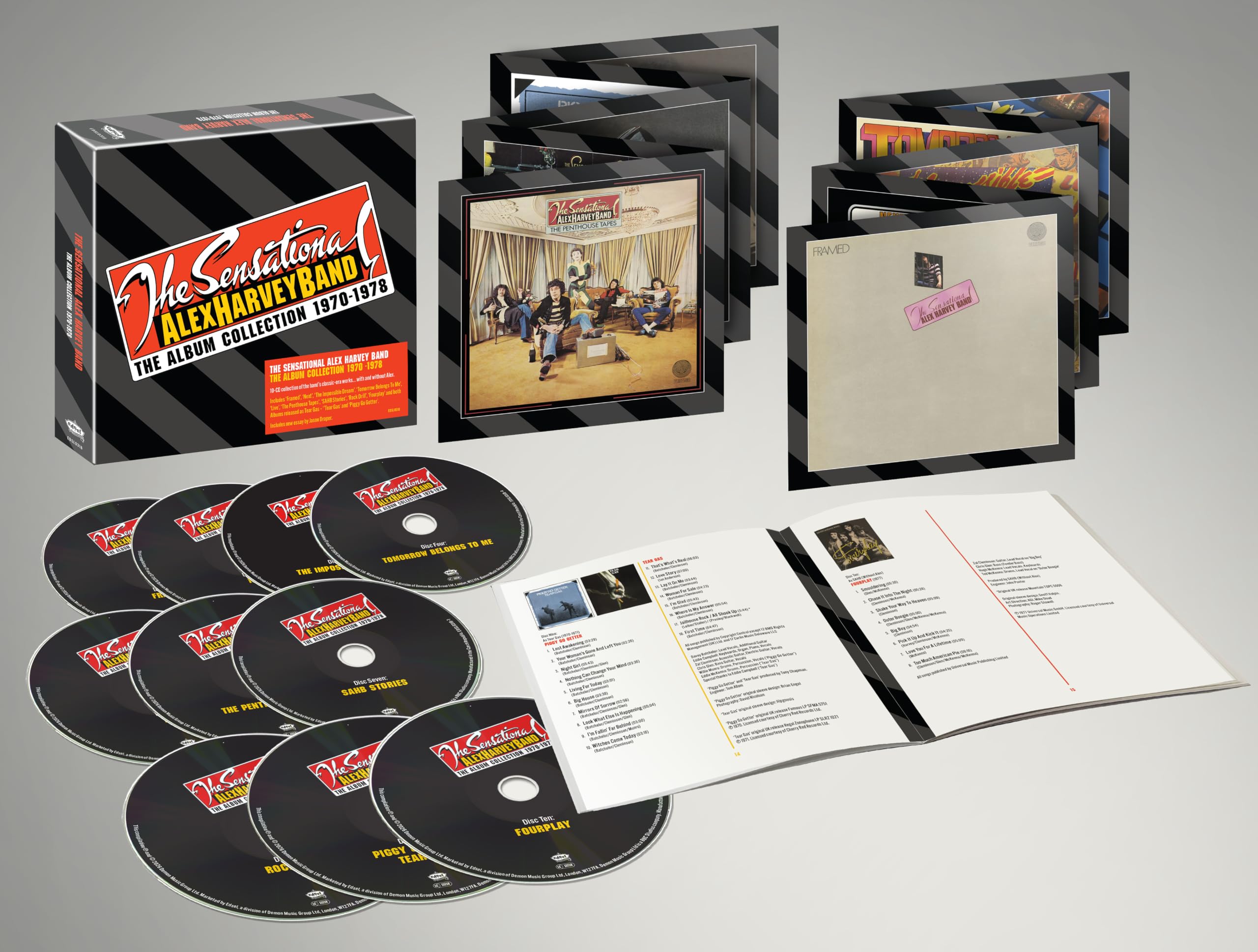 The Sensational Alex Harvey Band - The Album Collection 1970-1978 [10CD Box Set]