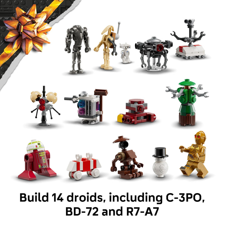 LEGO Star Wars Advent Calendar 2025 - 263-Piece Building Set for 6+ Year Olds