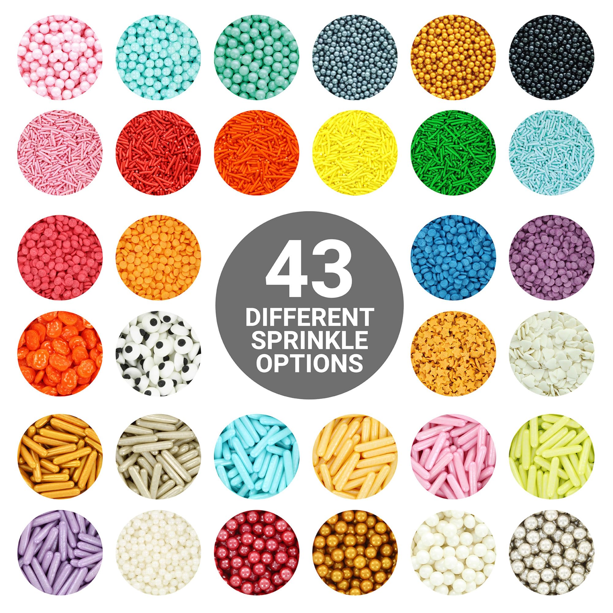 Culpitt - Select Edible Eyes Cake Sprinkle Decorations 3