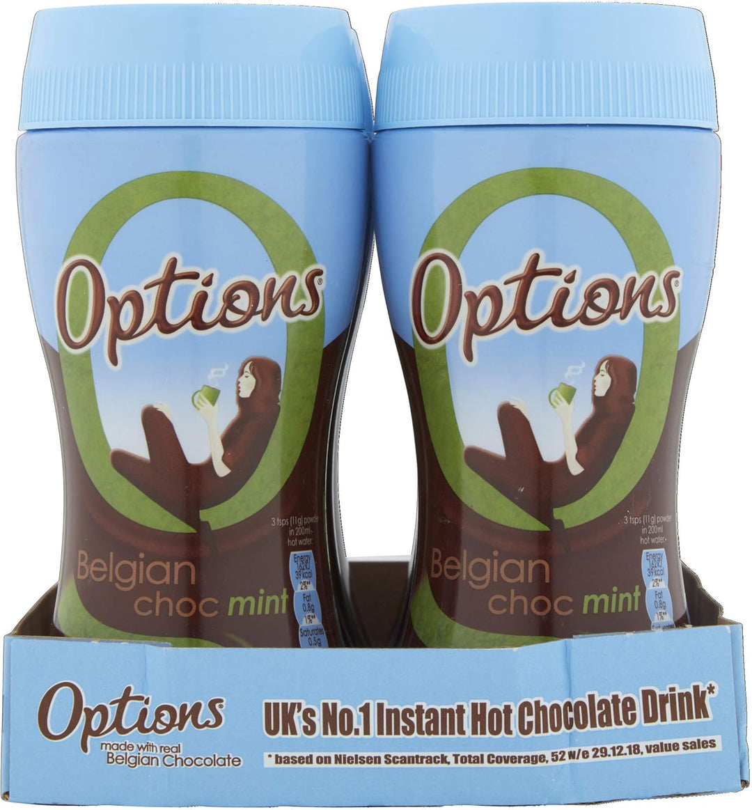 Twinings - Options Mint Hot Chocolate Drink (6 x 220g Jars)