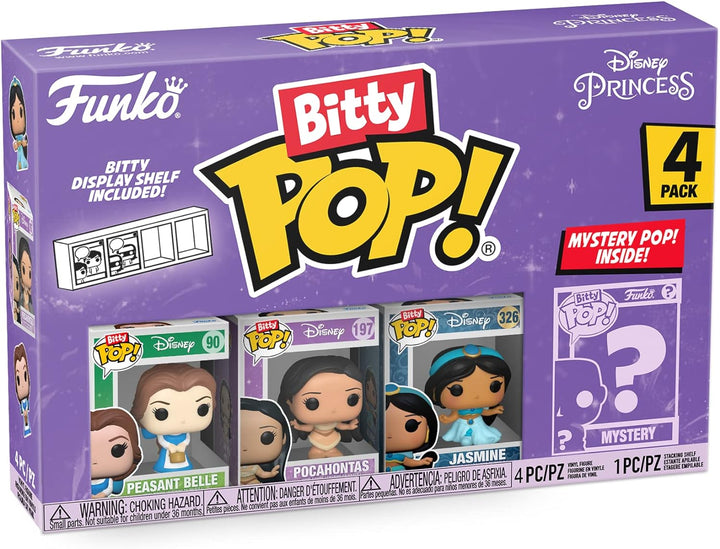 Funko Disney Princess Bitty Pop! Mini Collectible Figures 4-Pack (73028)