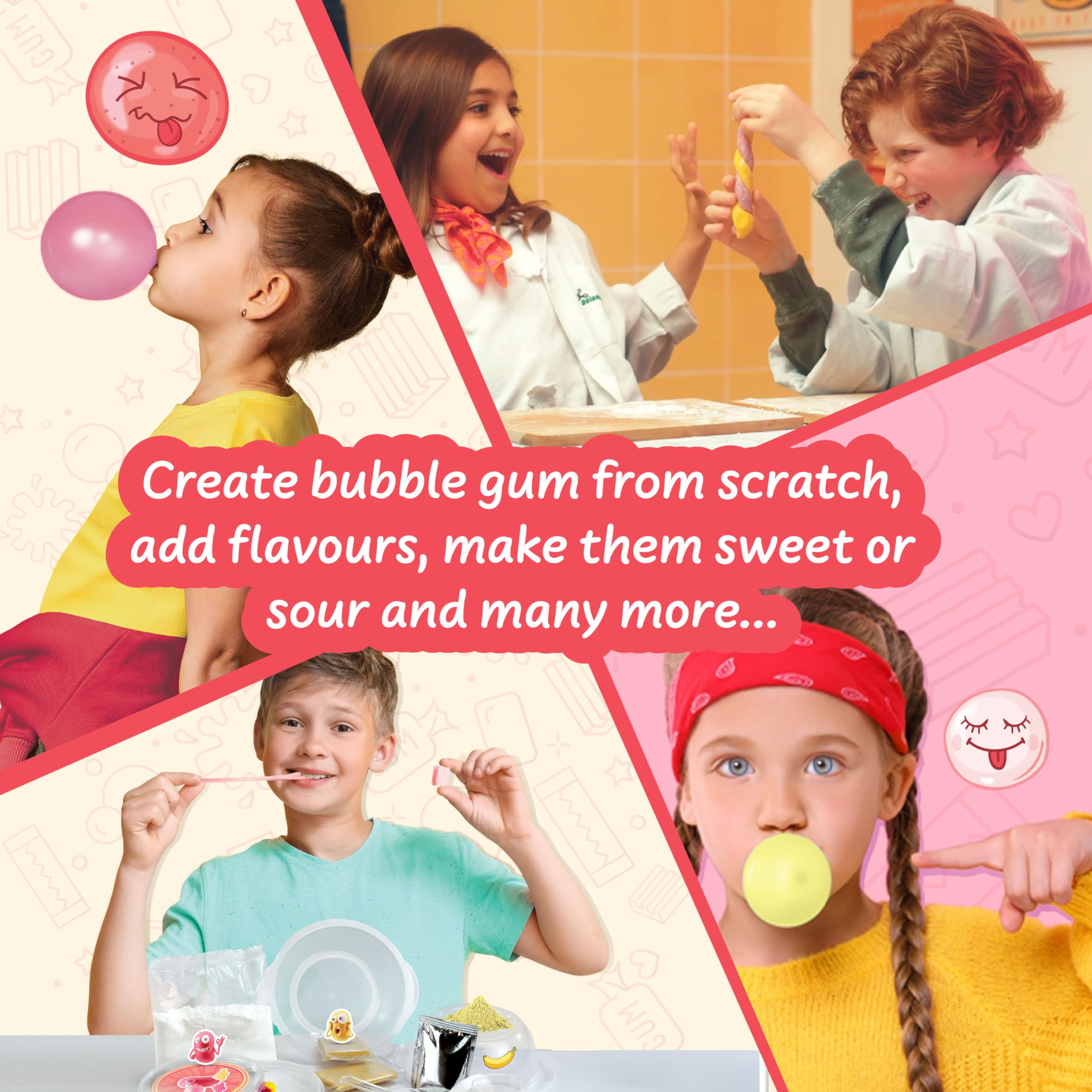 Science4you Bubble Gum Sweets Lab - Candy Making Kit for Kids 6+ 13