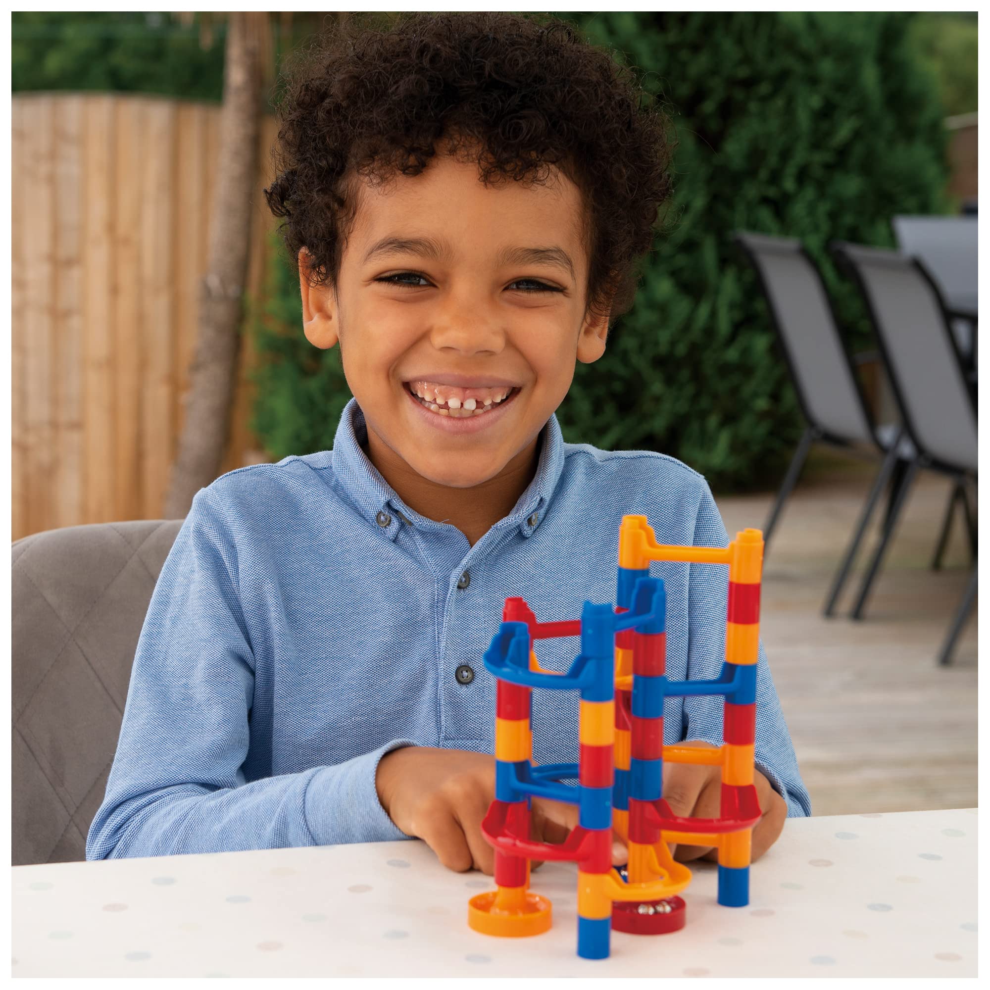 Galt, Mini Marble Run - Build, Design and Race Marble Runs - Educational STEM Toy for Kids 5+ 5
