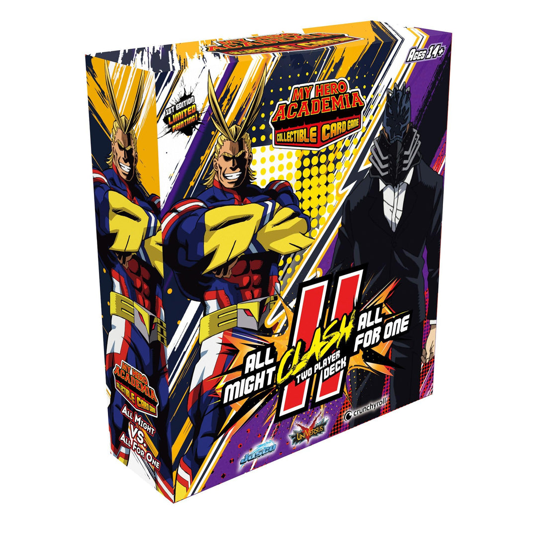 Jasco Games My Hero Academia All Might vs. All for One Two Player Clash Decks