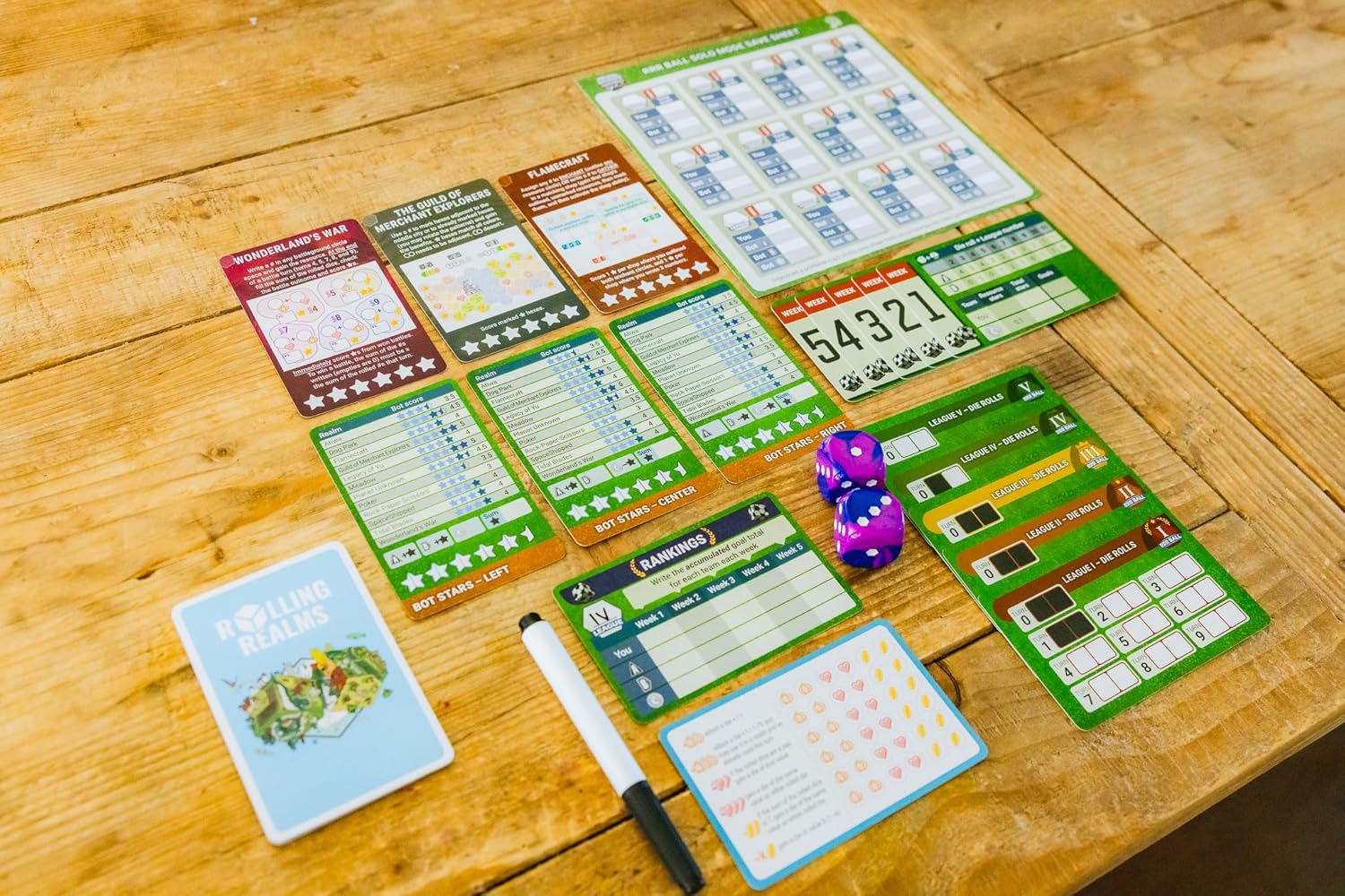 Stonemaier Games Rolling Realms Redux Card Game (STM496) 3