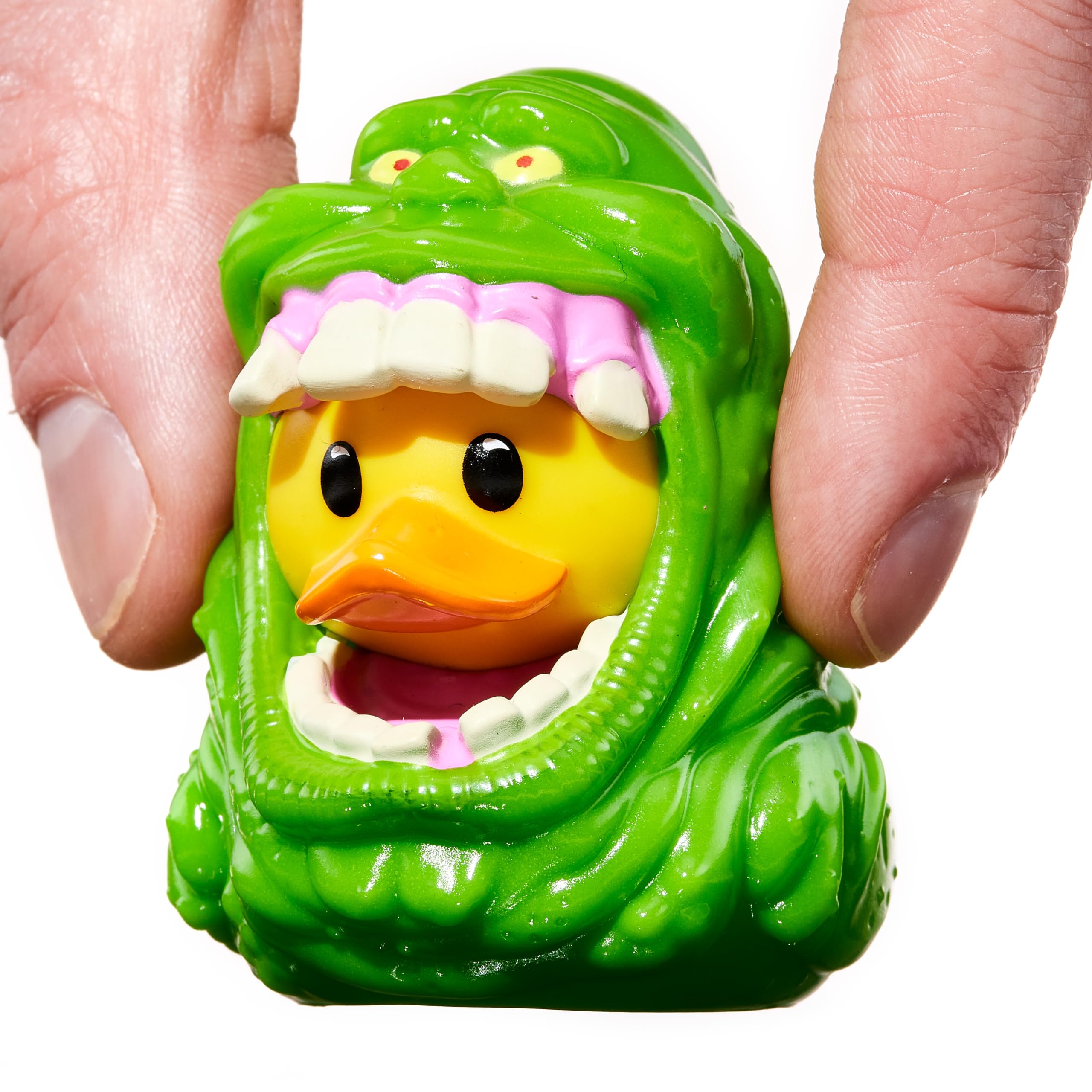 TUBBZ Ghostbusters Ray Stantz Cosplaying Duck Figure - Mini Slimer Edition | Vinyl