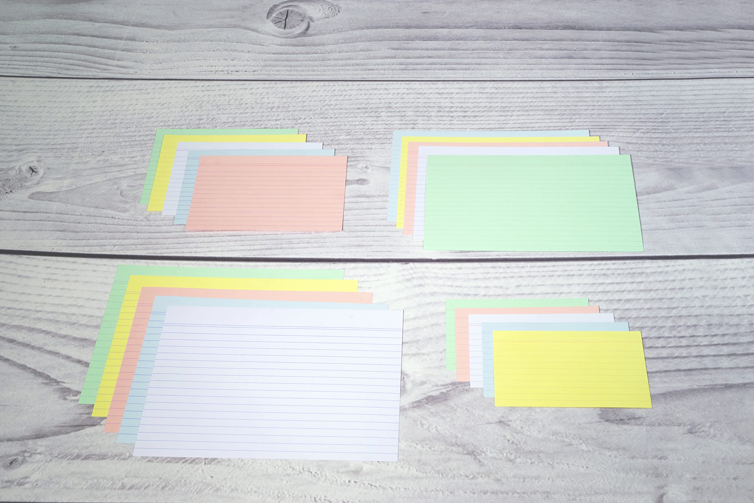 Exacompta Bristol Lined Record Cards Ref 10829SE - A6 Yellow Card Stock | Pack of 100 5